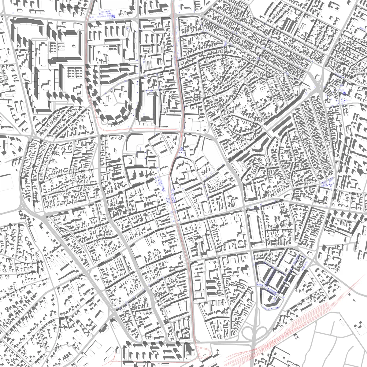 Debrecen site plan (2.5 km)