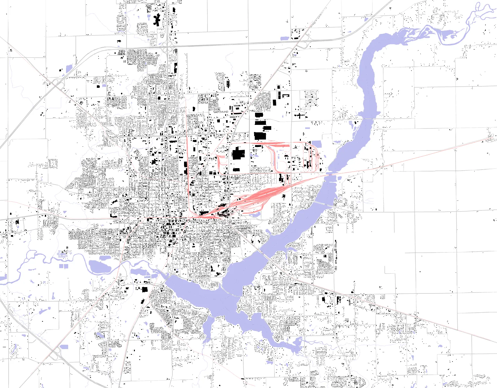 Decatur figure ground plan
