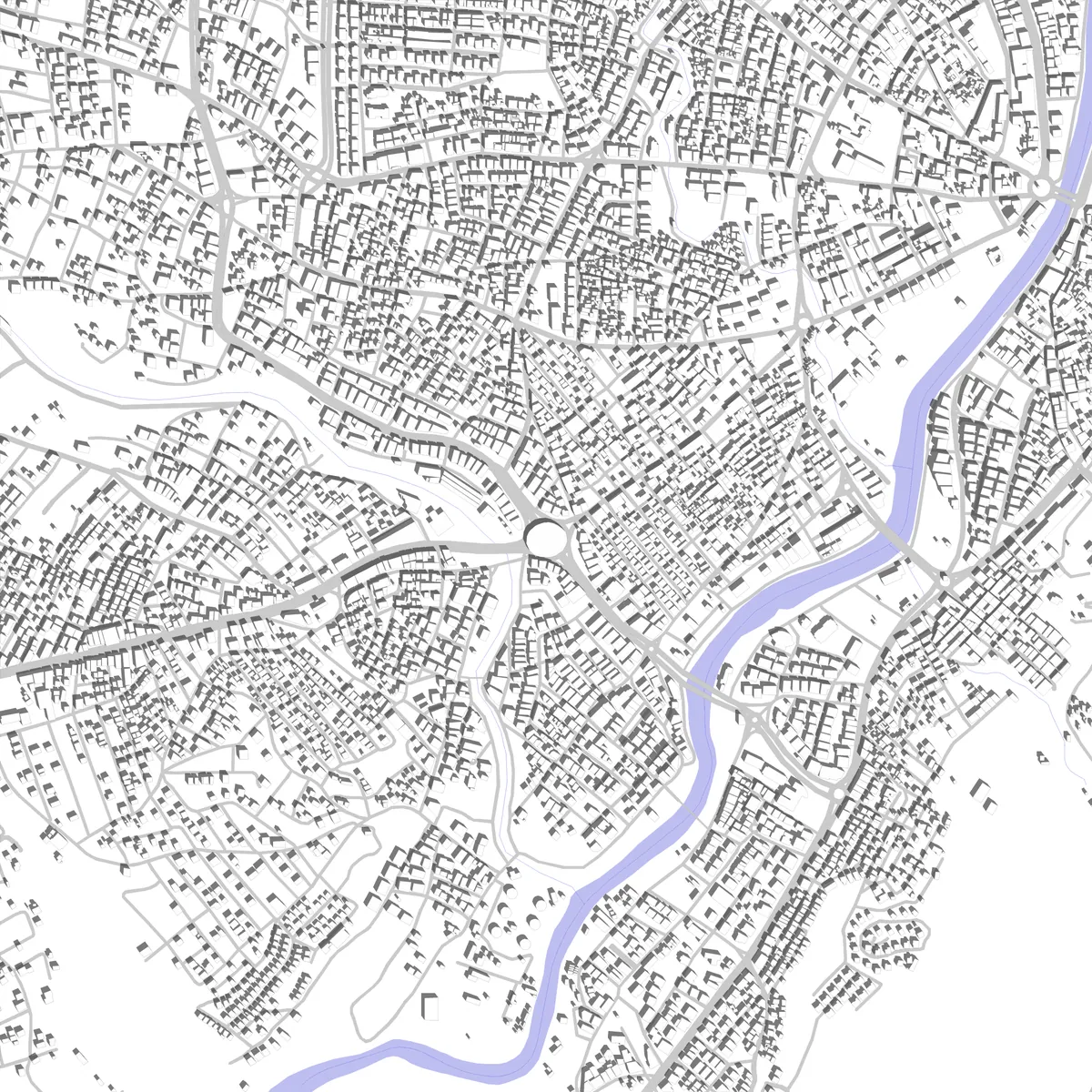 Defne Lageplan (2,5 km)