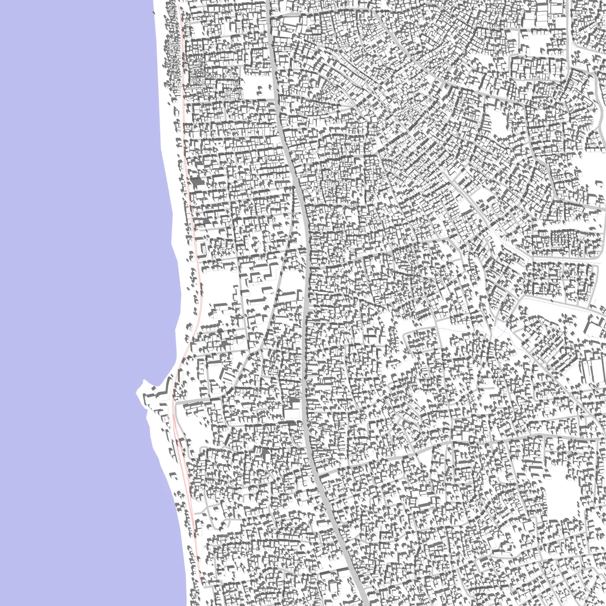 Dehiwala-Mount Lavinia Lageplan (2,5 km)