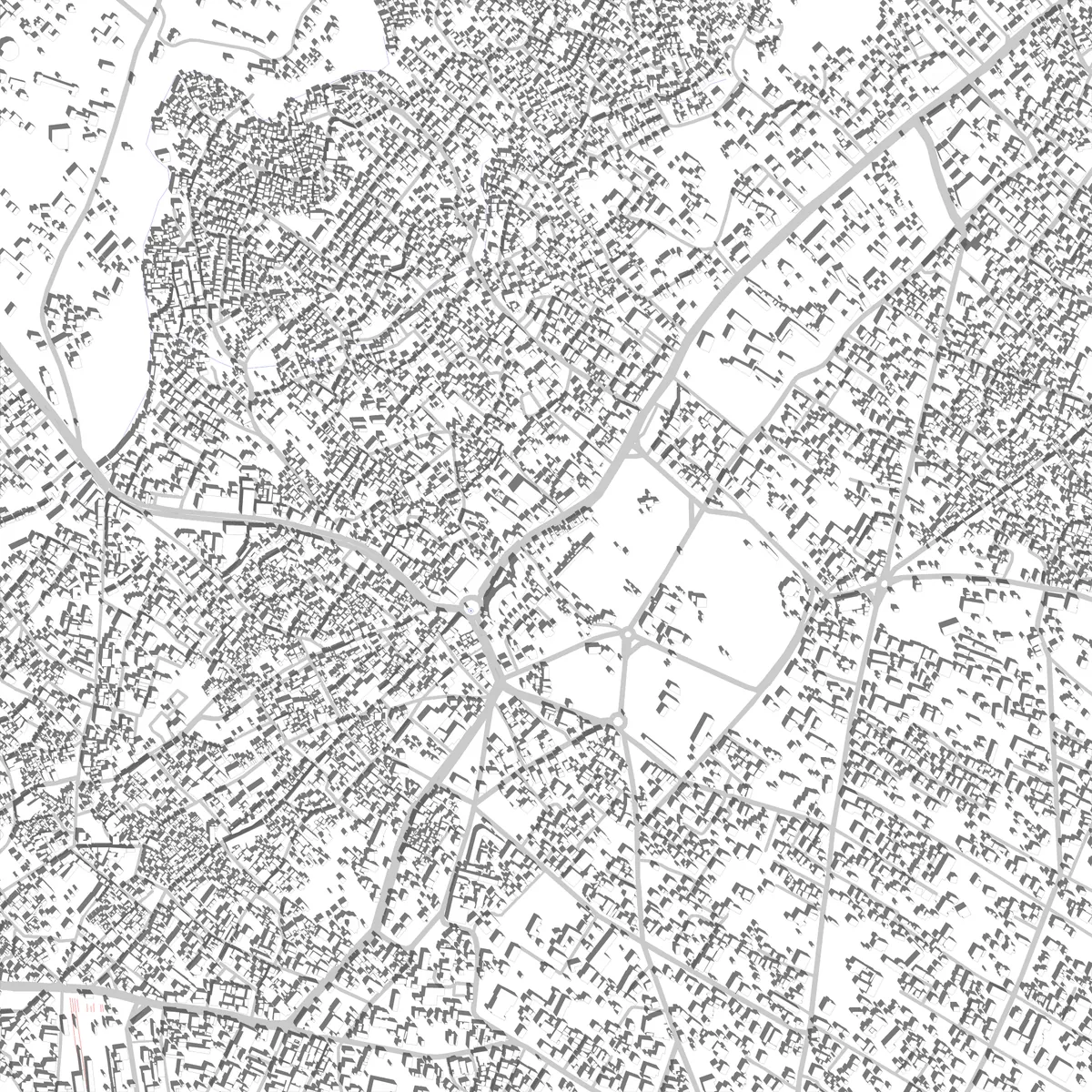 Dehradun Lageplan (2,5 km)