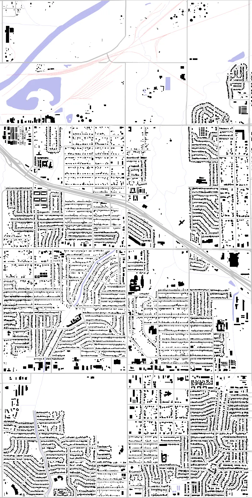 Del City figure ground plan