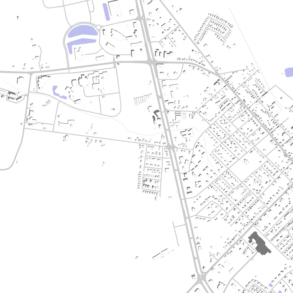 Delaware site plan (2.5 km)