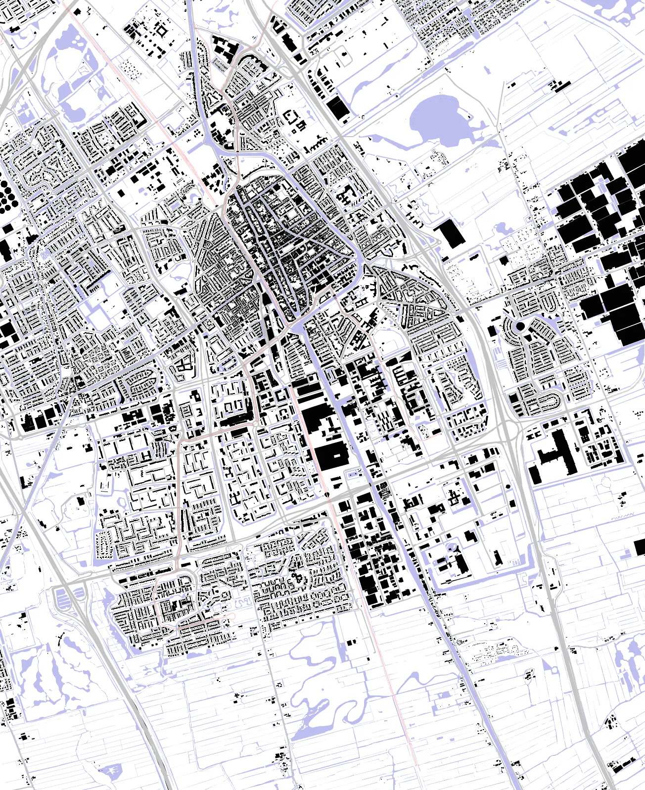 Delft figure ground plan