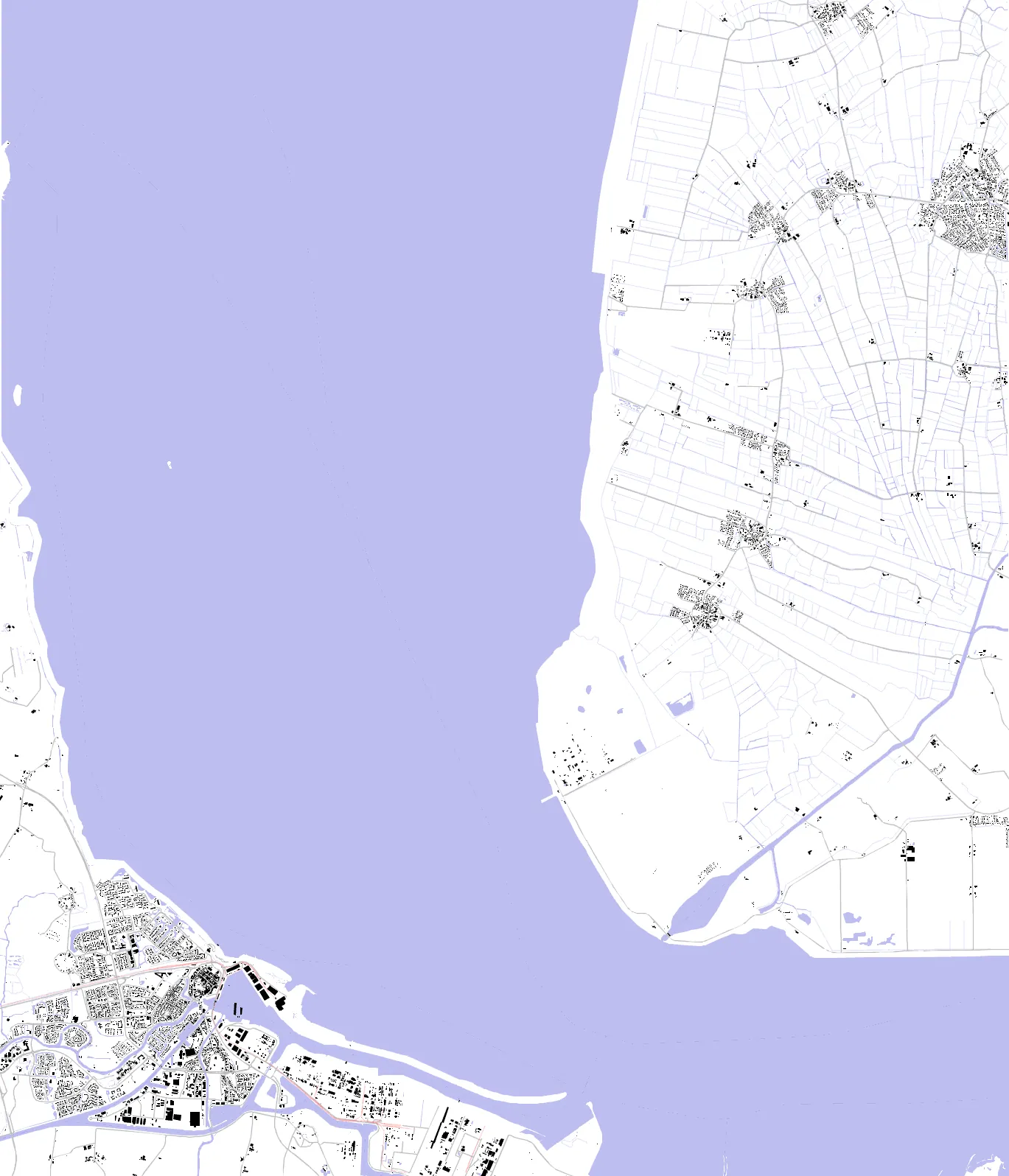 Delfzijl figure ground plan