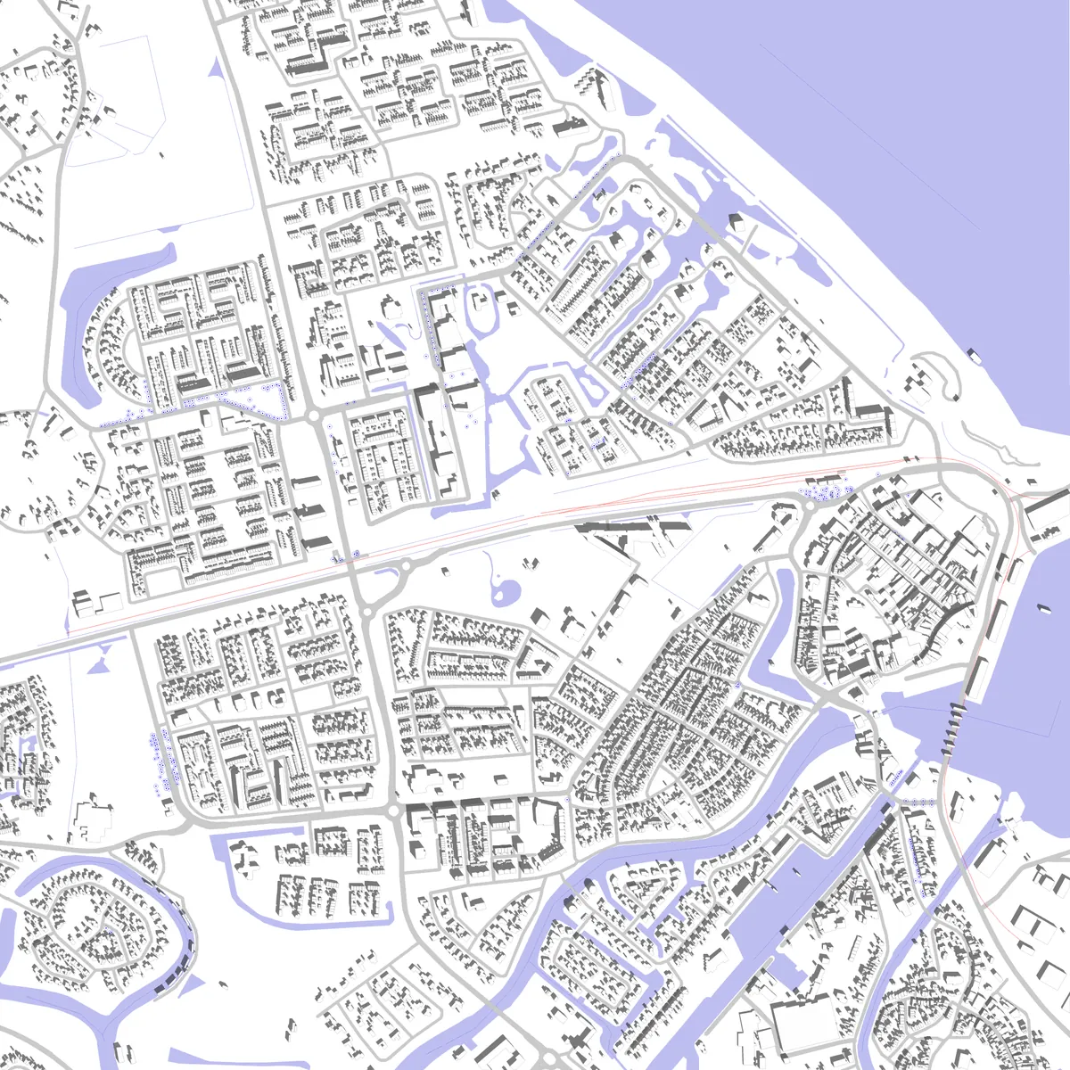 Delfzijl site plan (2.5 km)