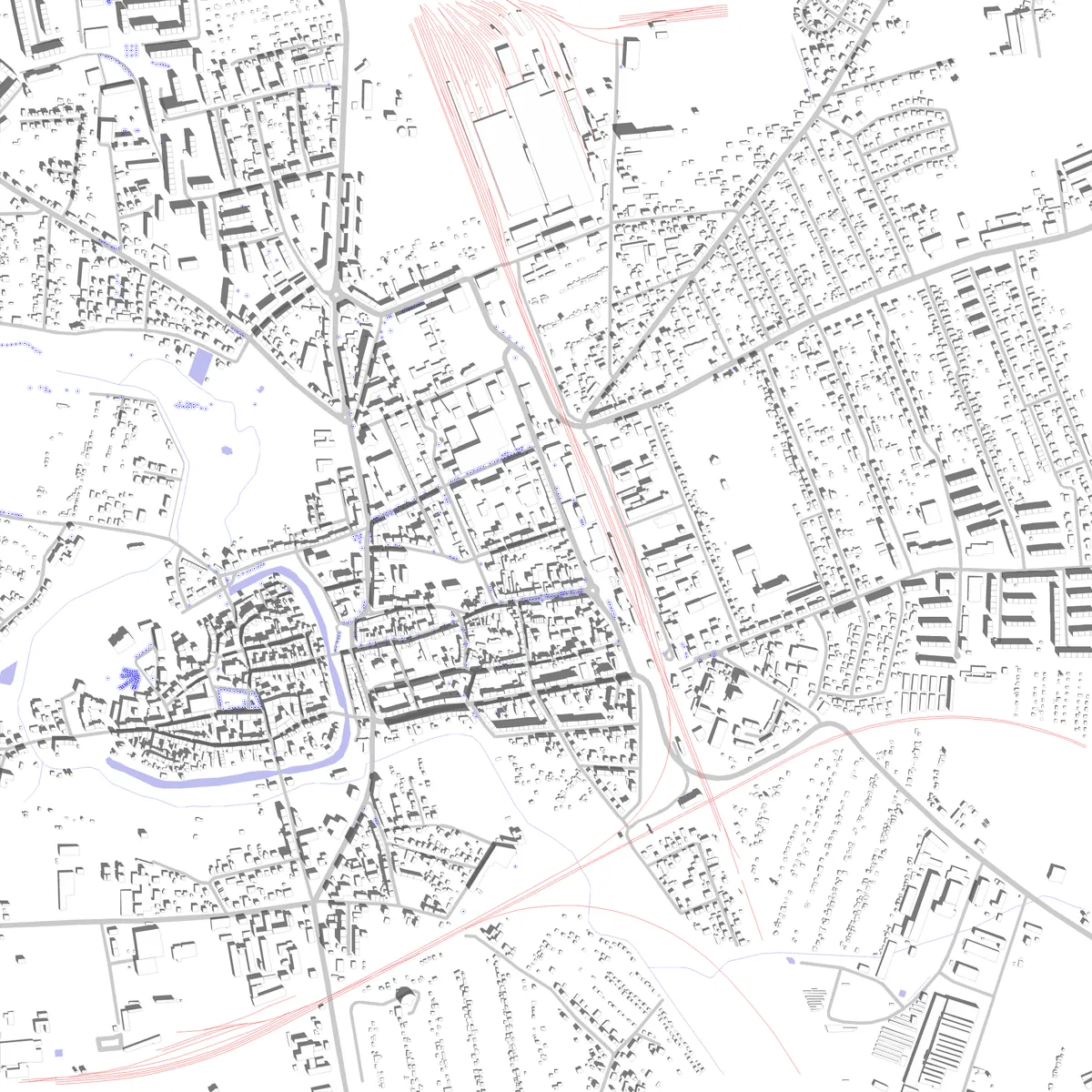 Delitzsch Lageplan (2,5 km)