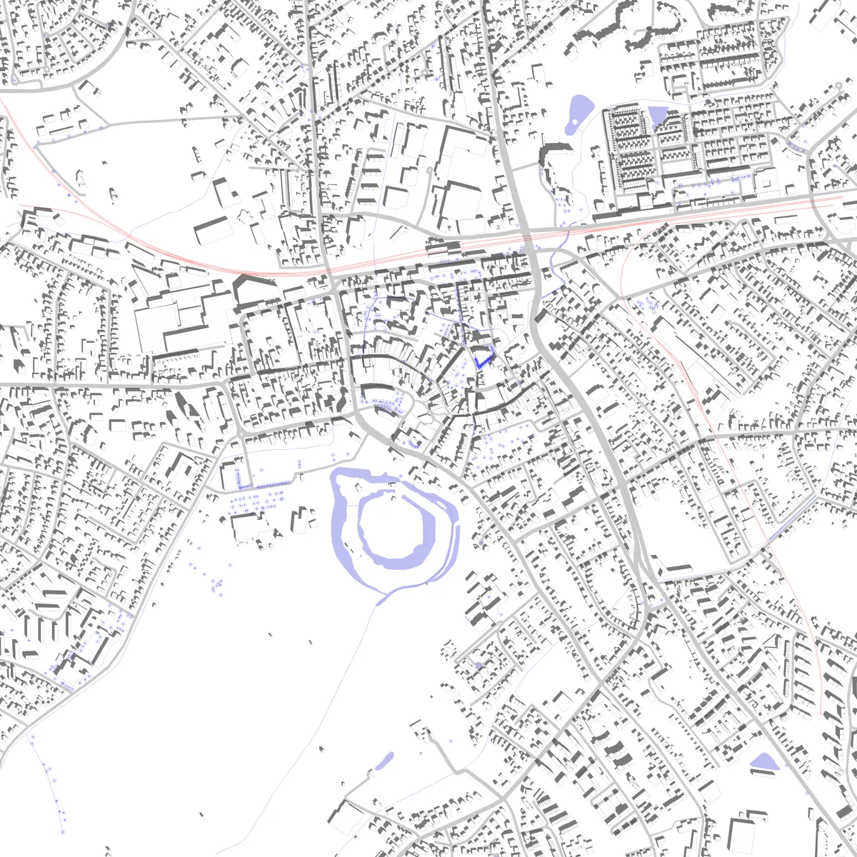 Delmenhorst Lageplan (2,5 km)