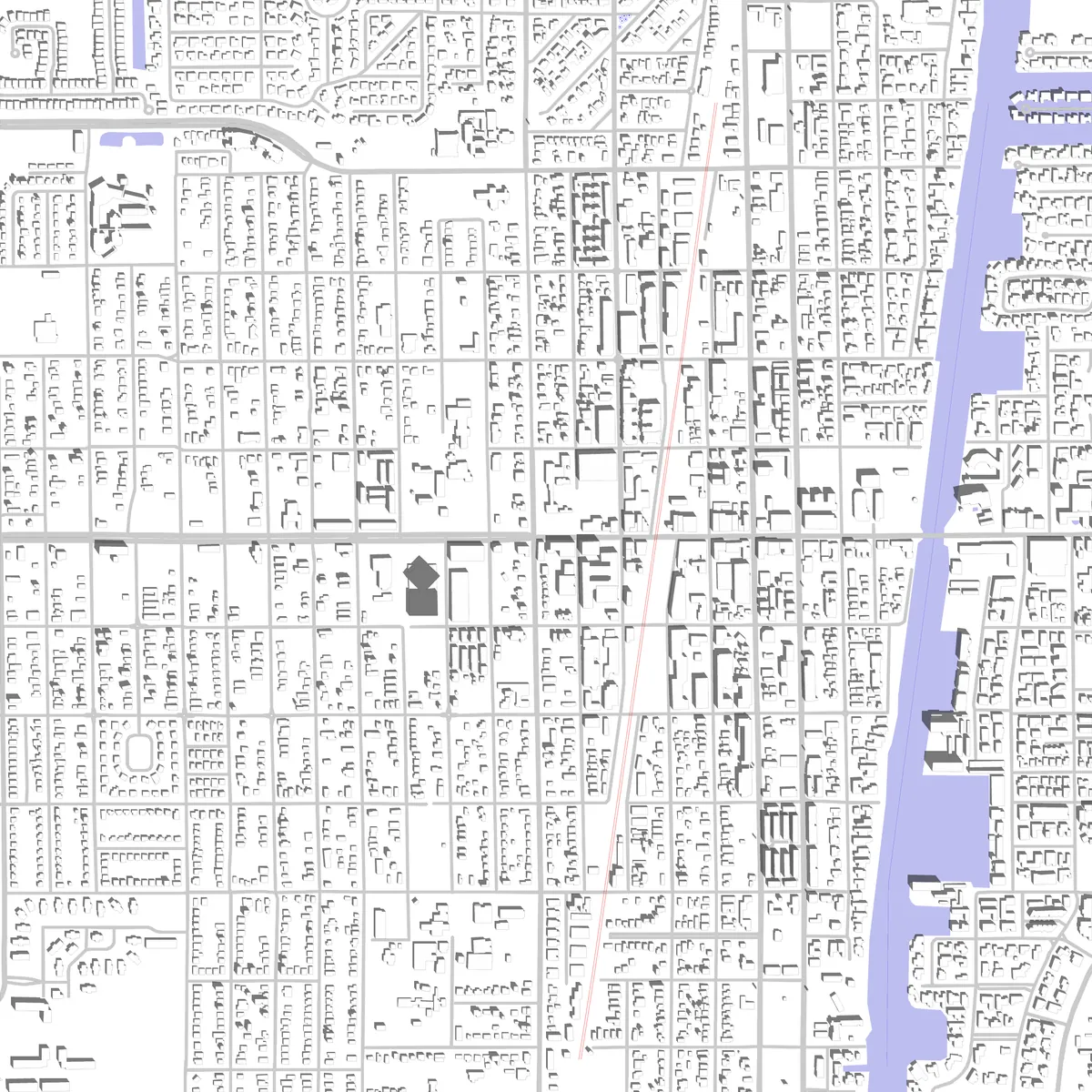 Delray Beach site plan (2.5 km)