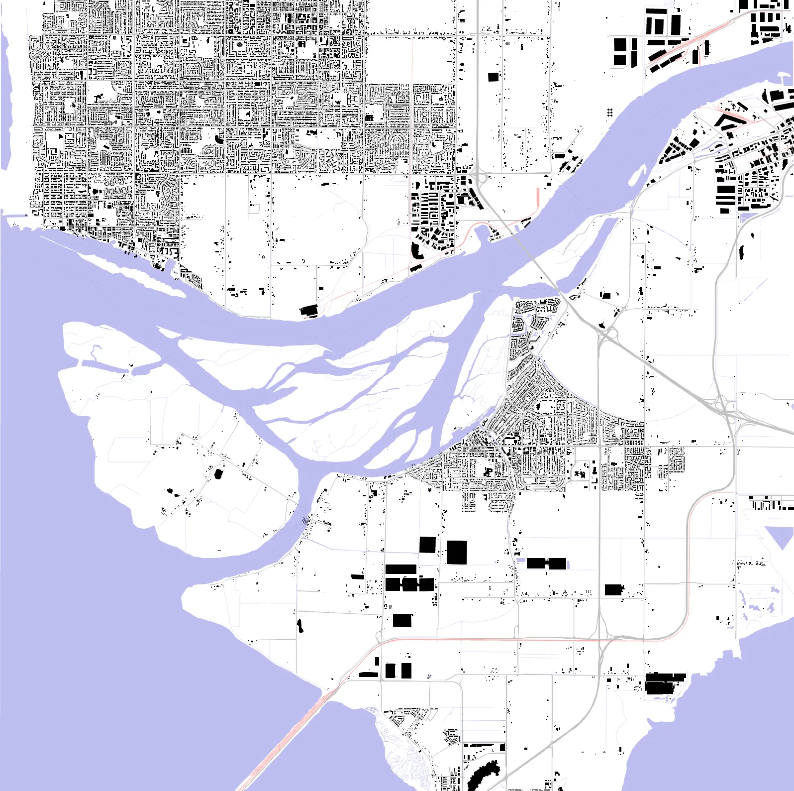 Delta figure ground plan