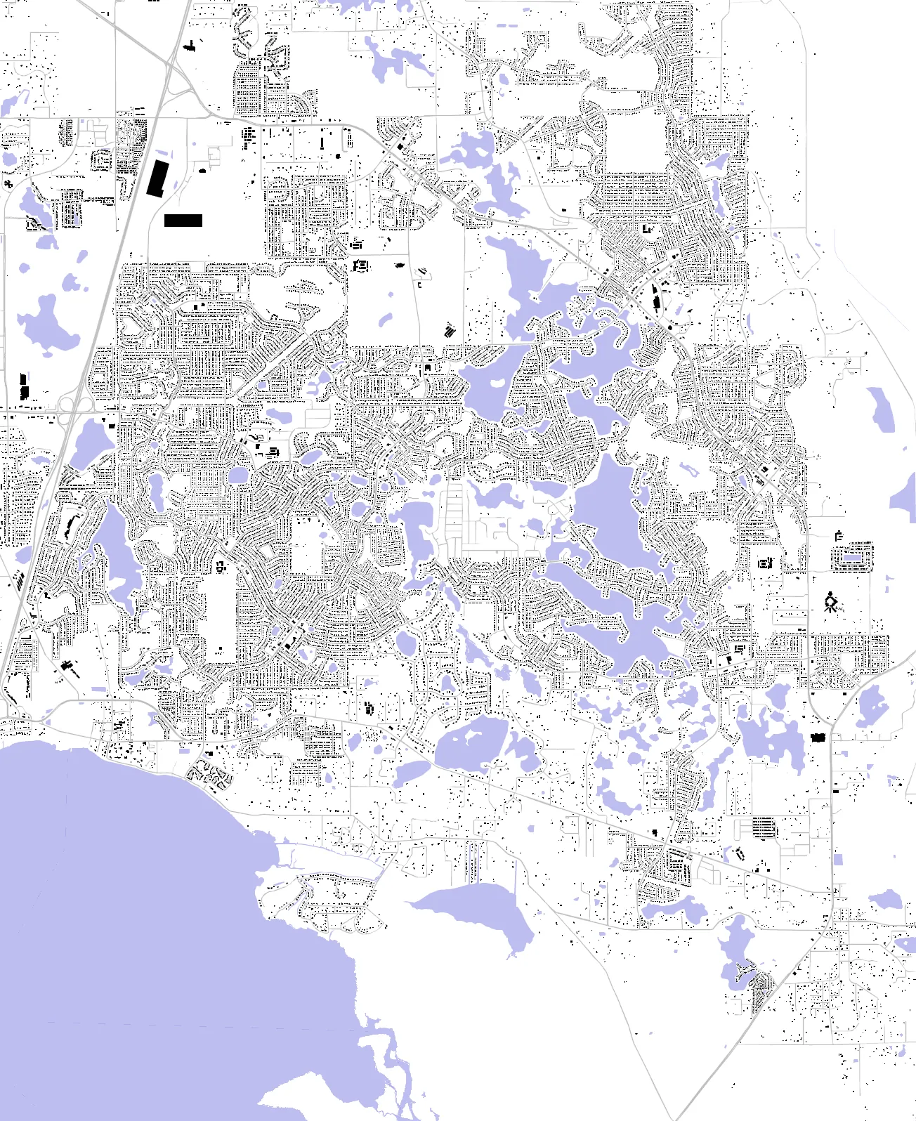 Deltona figure ground plan