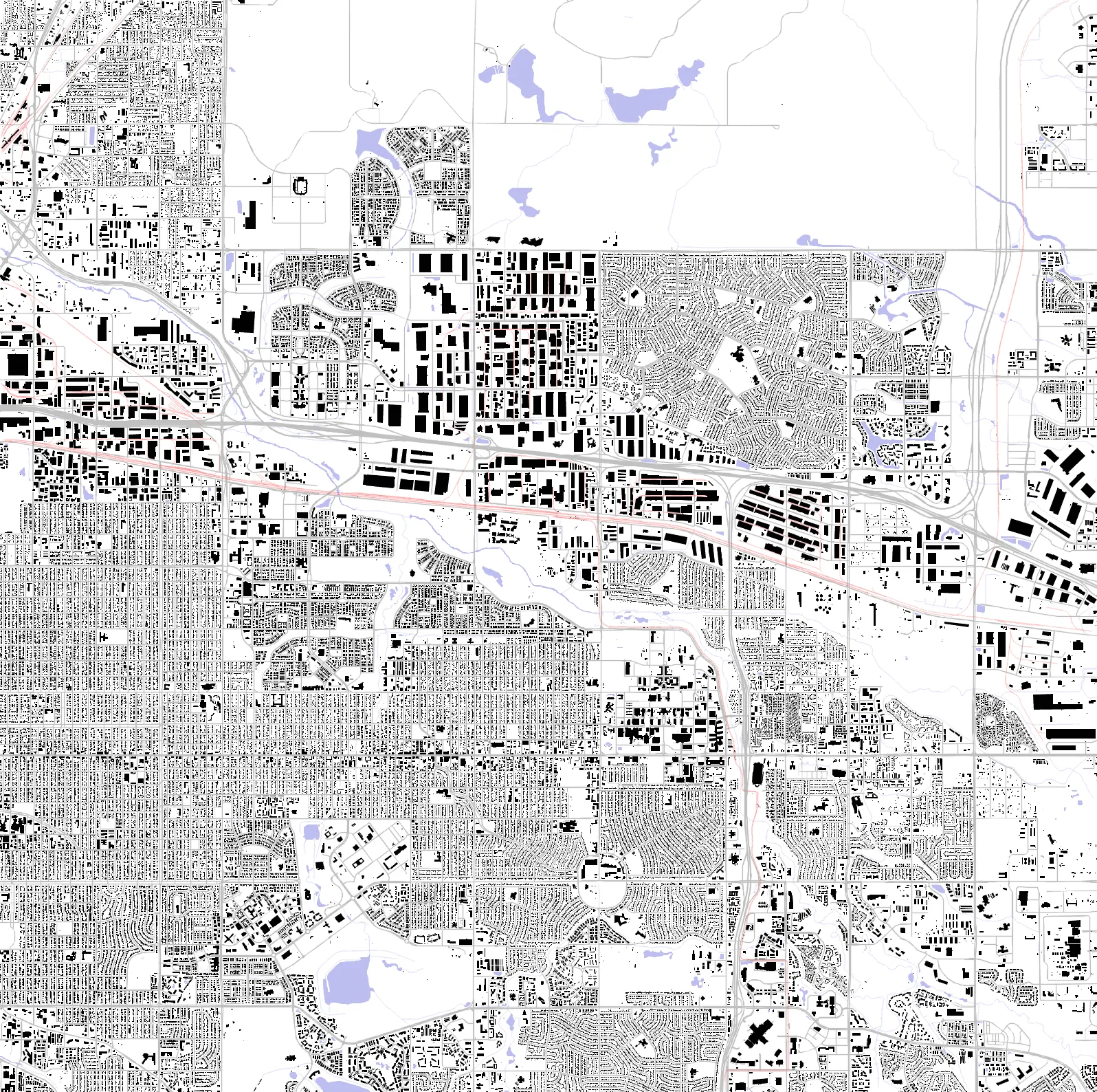 Denver figure ground plan