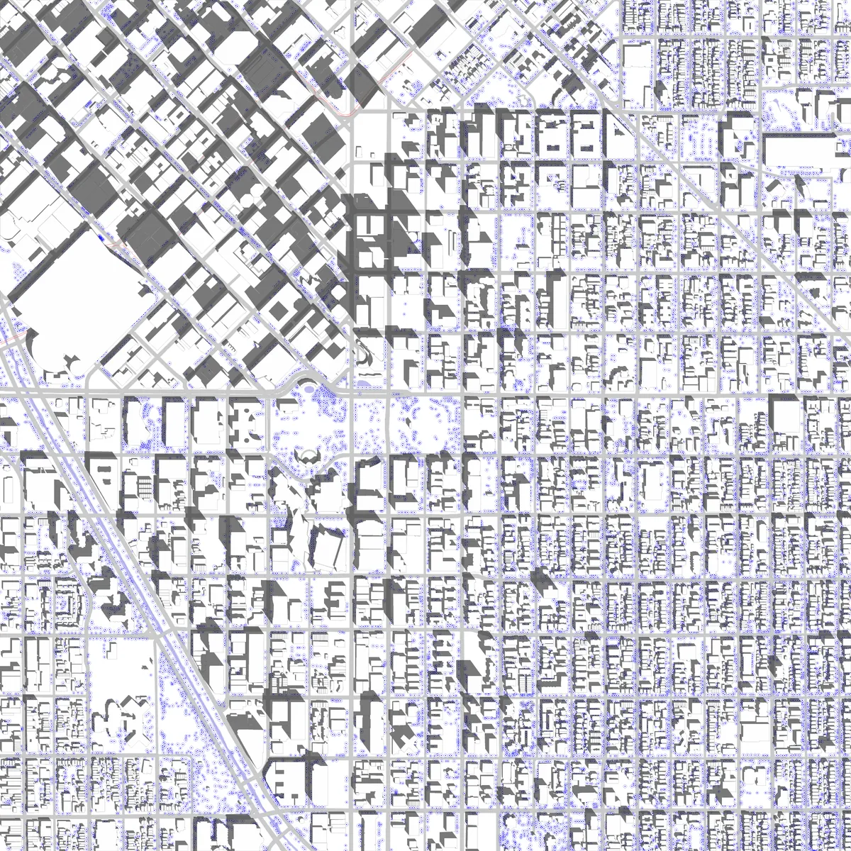 Denver site plan (2.5 km)