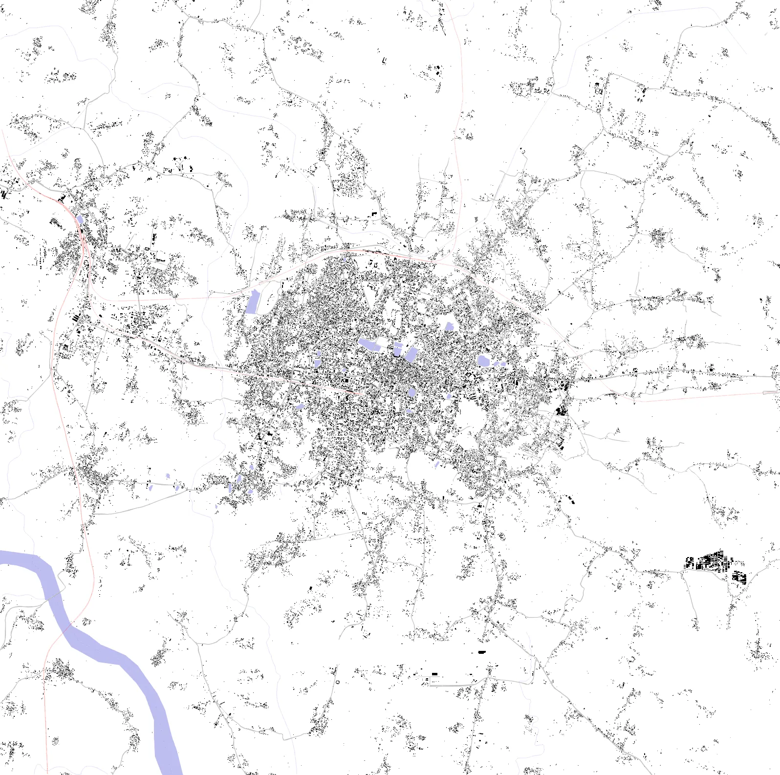 Deoghar figure ground plan