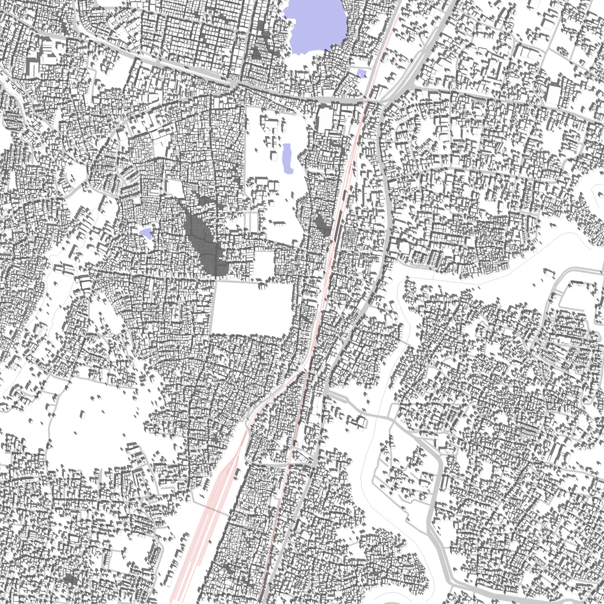 Depok site plan (2.5 km)