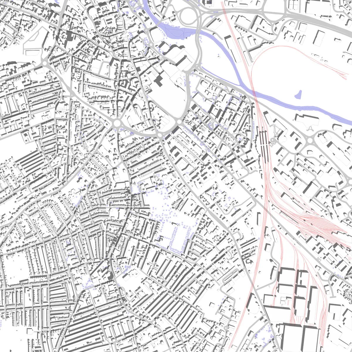 Derby Lageplan (2,5 km)
