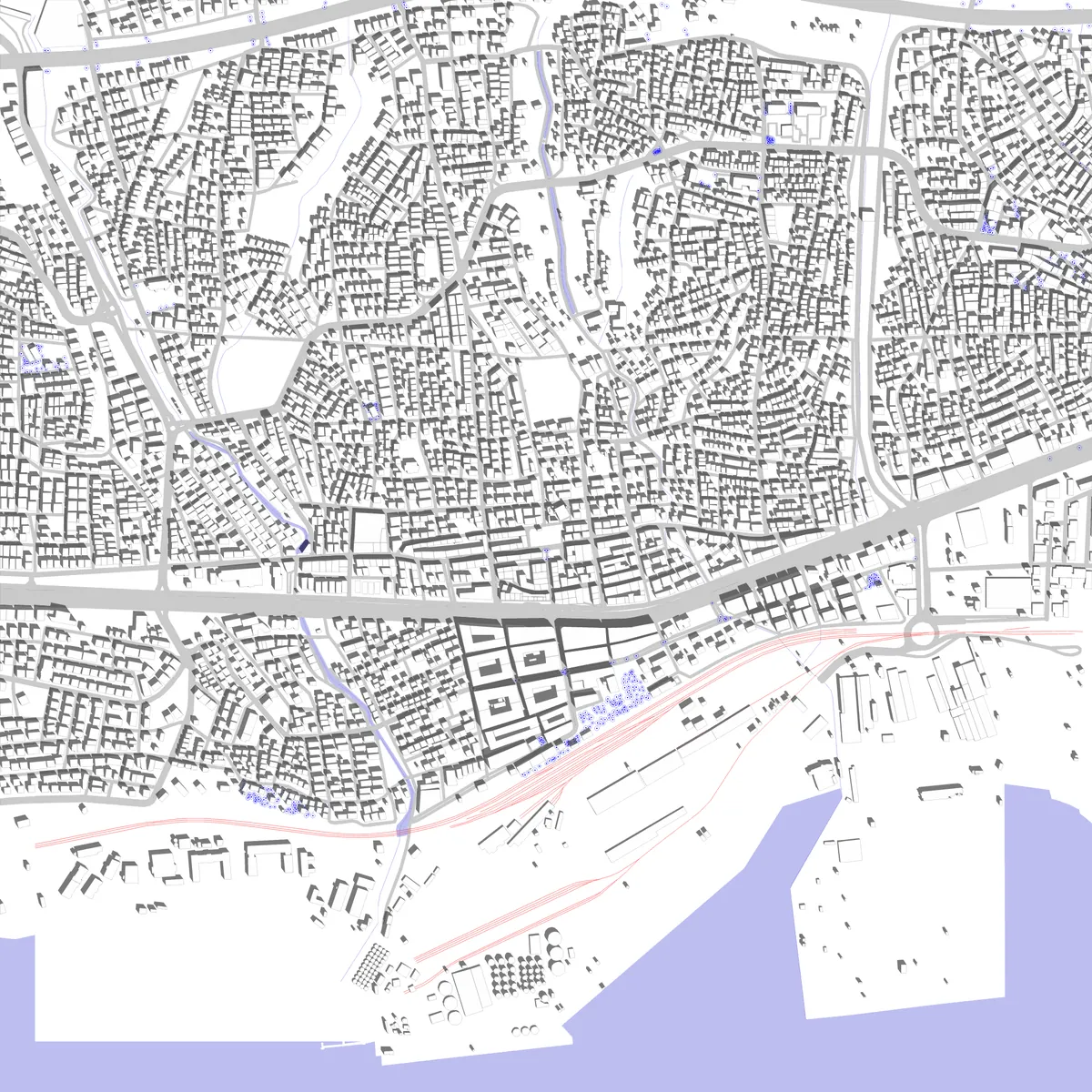 Derince site plan (2.5 km)