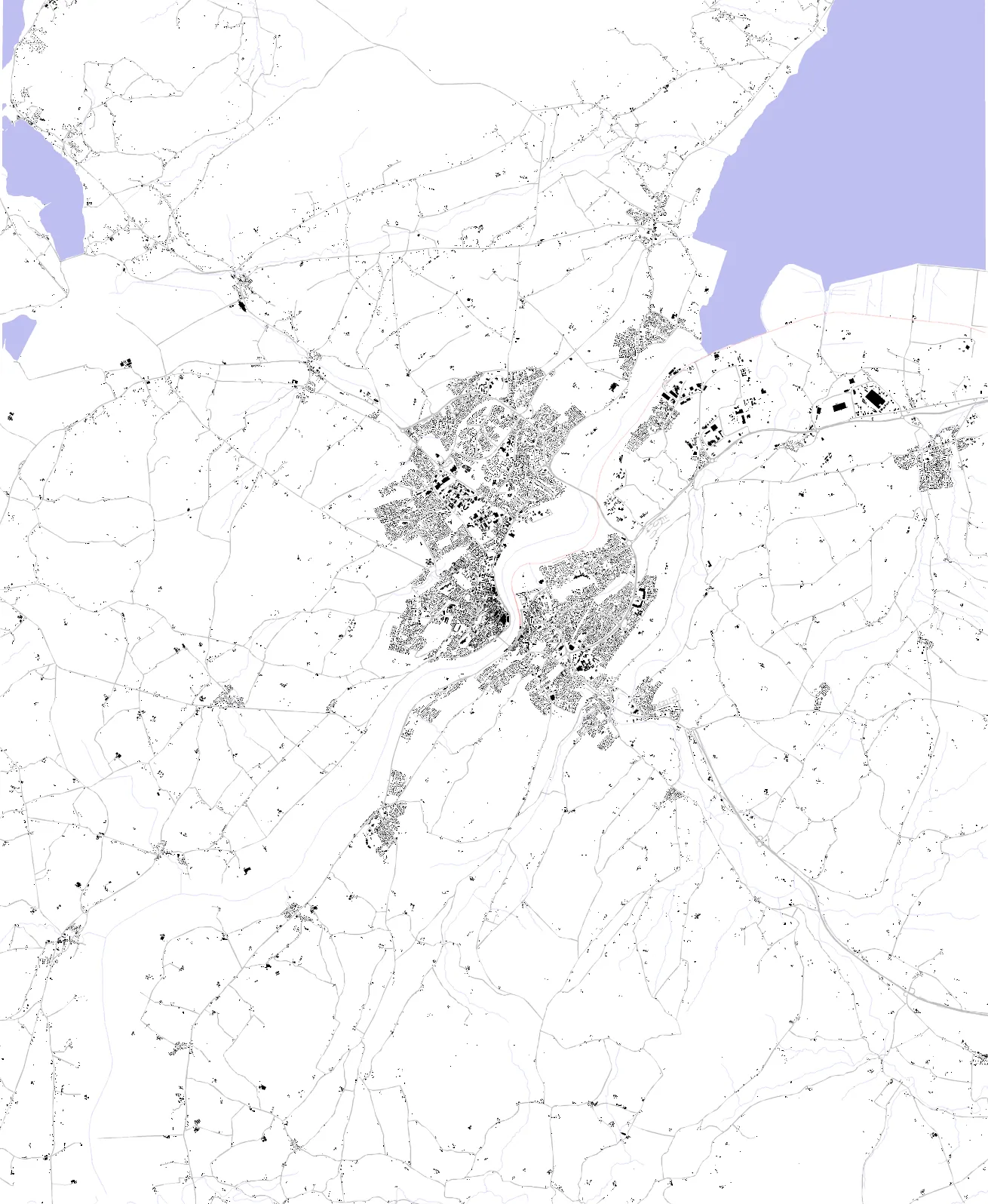 Derry figure ground plan