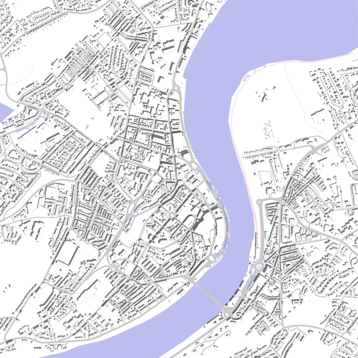 Derry site plan (2.5 km)