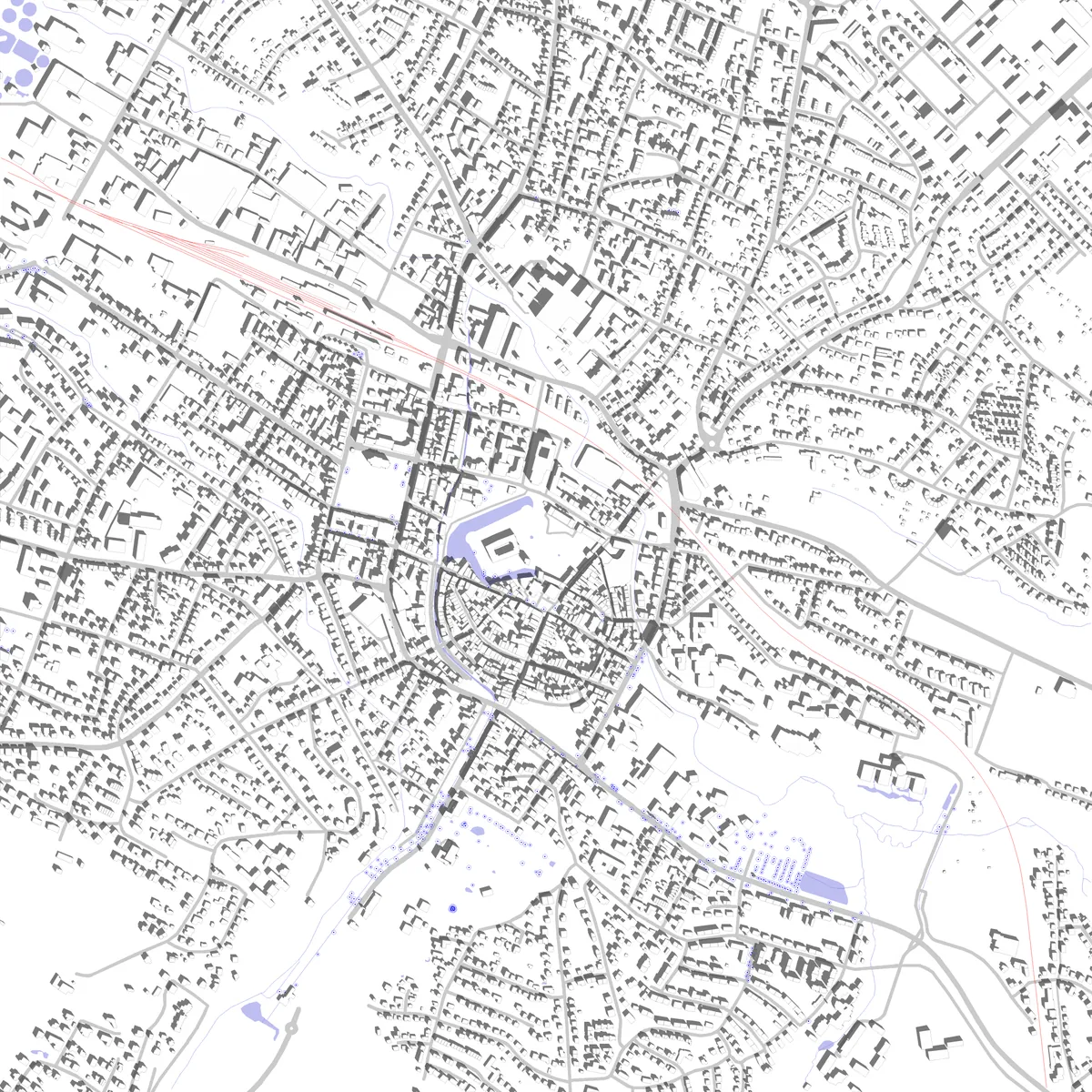 Detmold site plan (2.5 km)