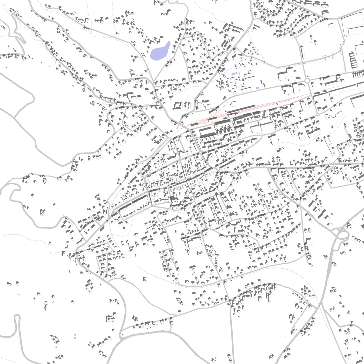 Deutschlandsberg Lageplan (2,5 km)