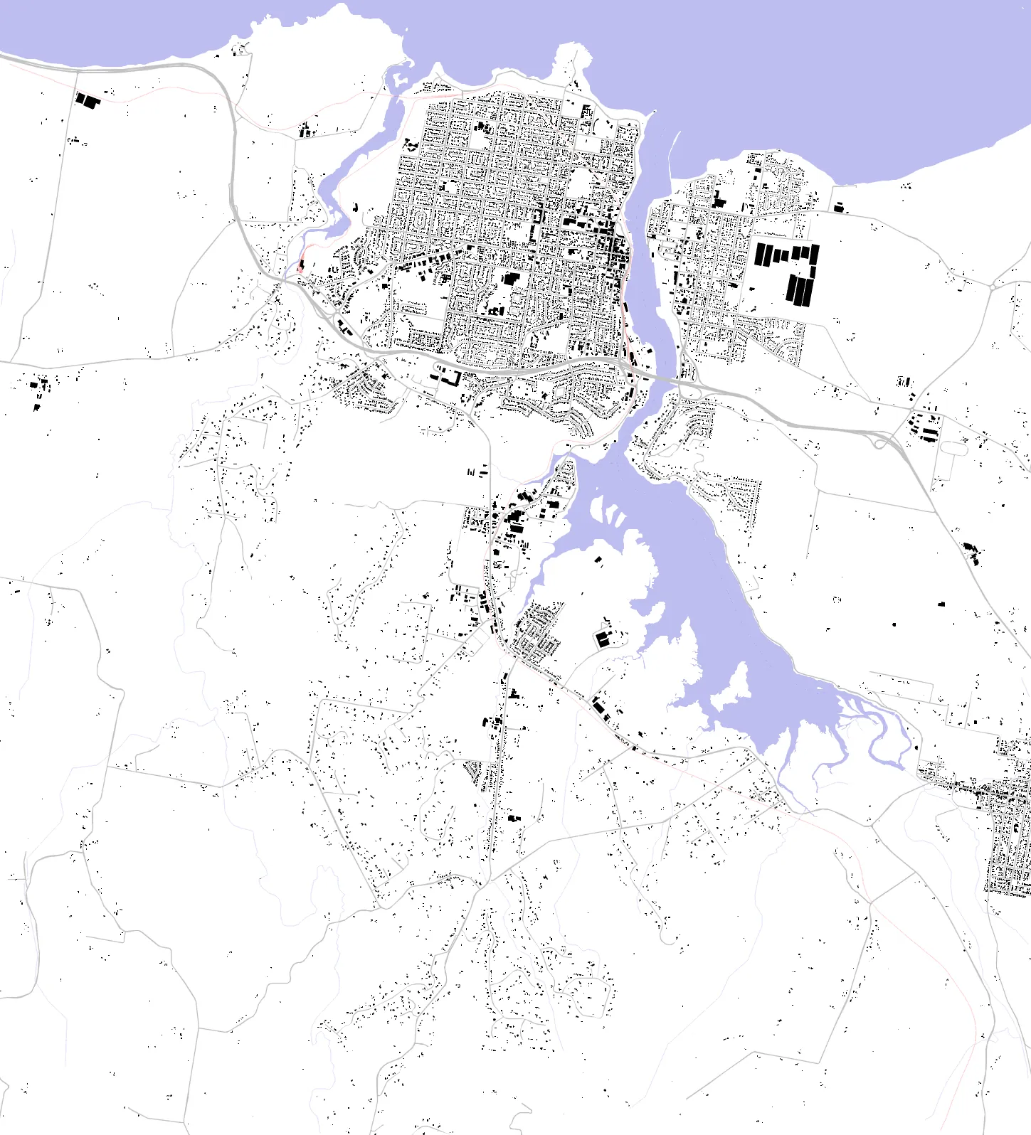Devonport figure ground plan