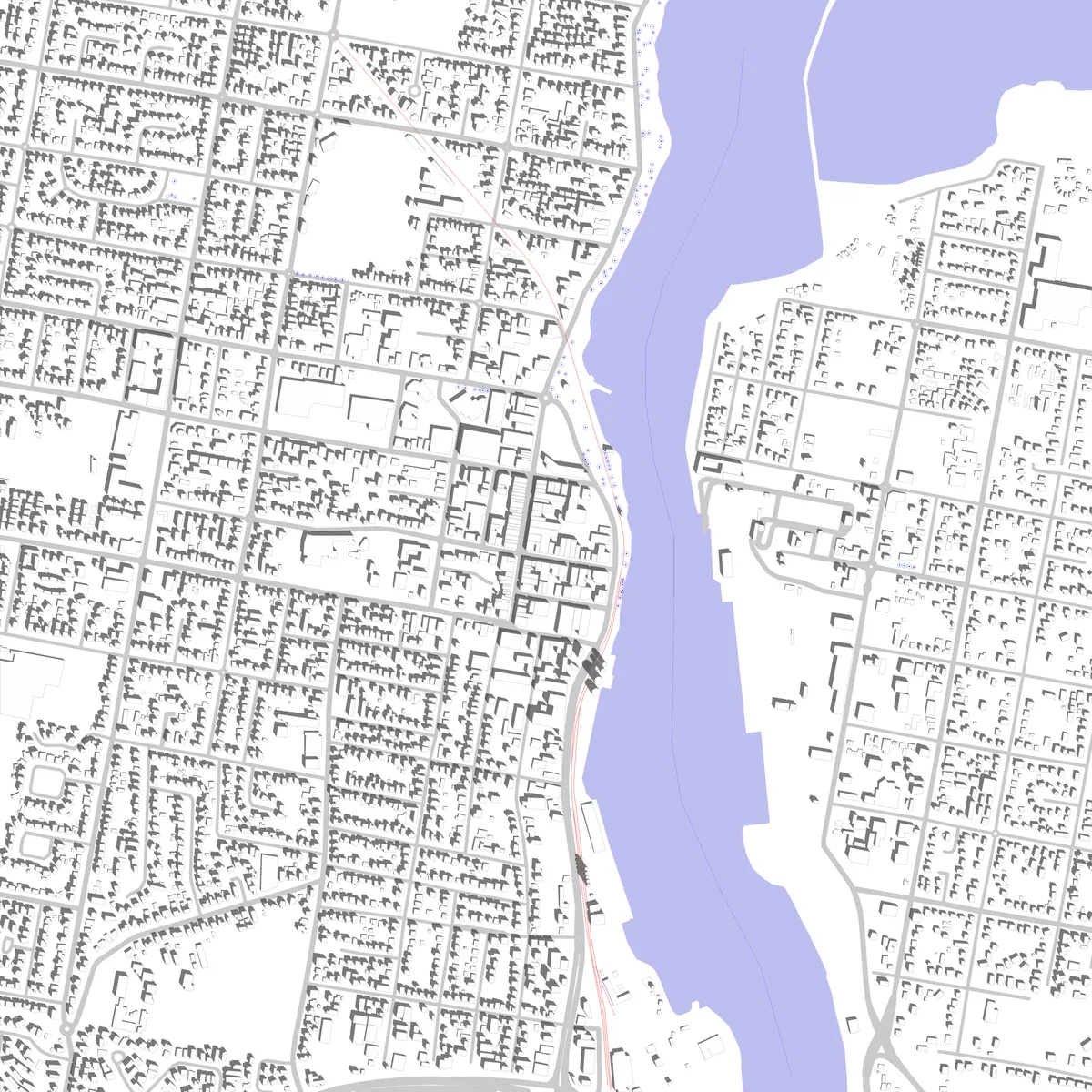 Devonport site plan (2.5 km)