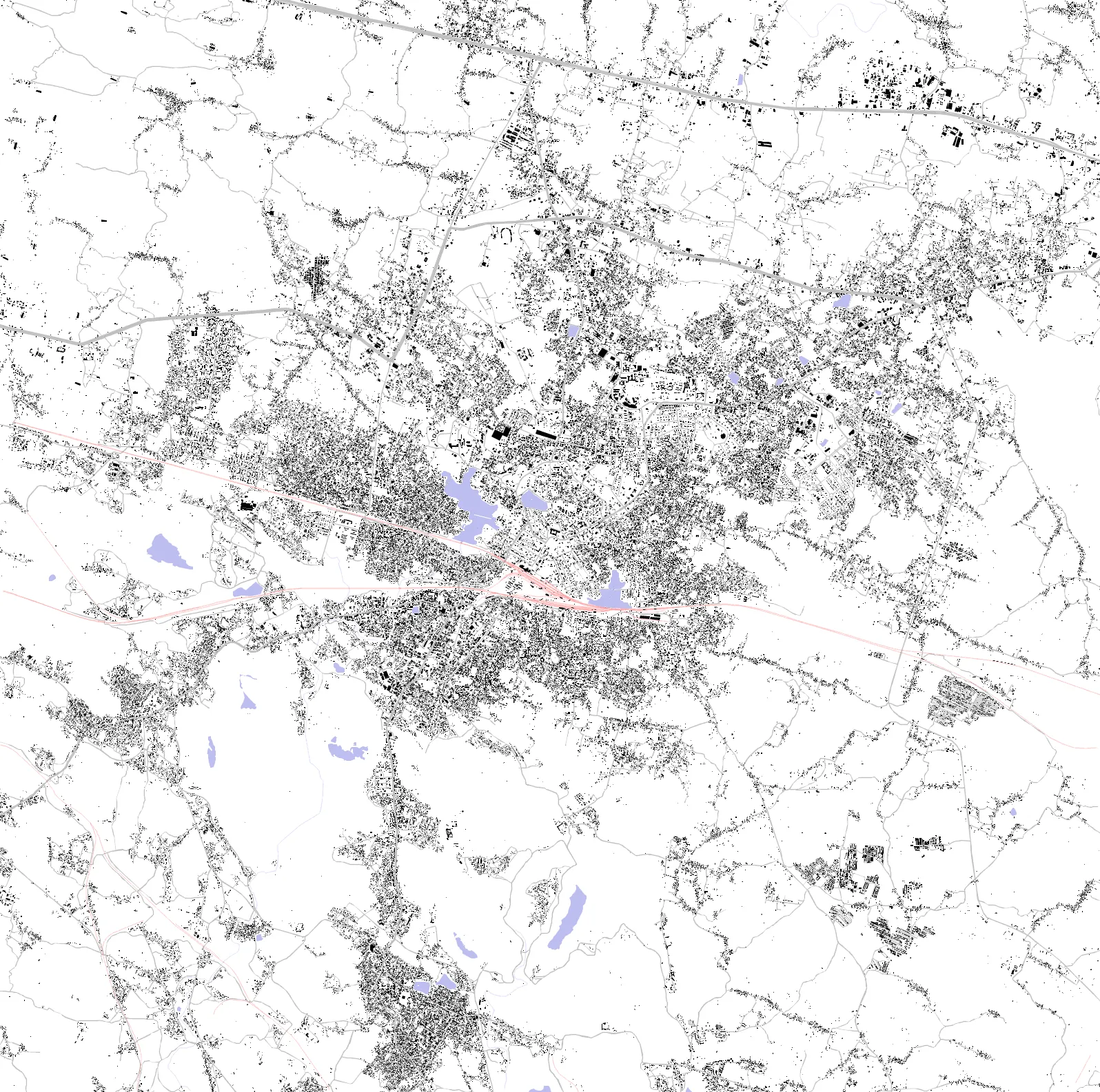 Dhanbad figure ground plan