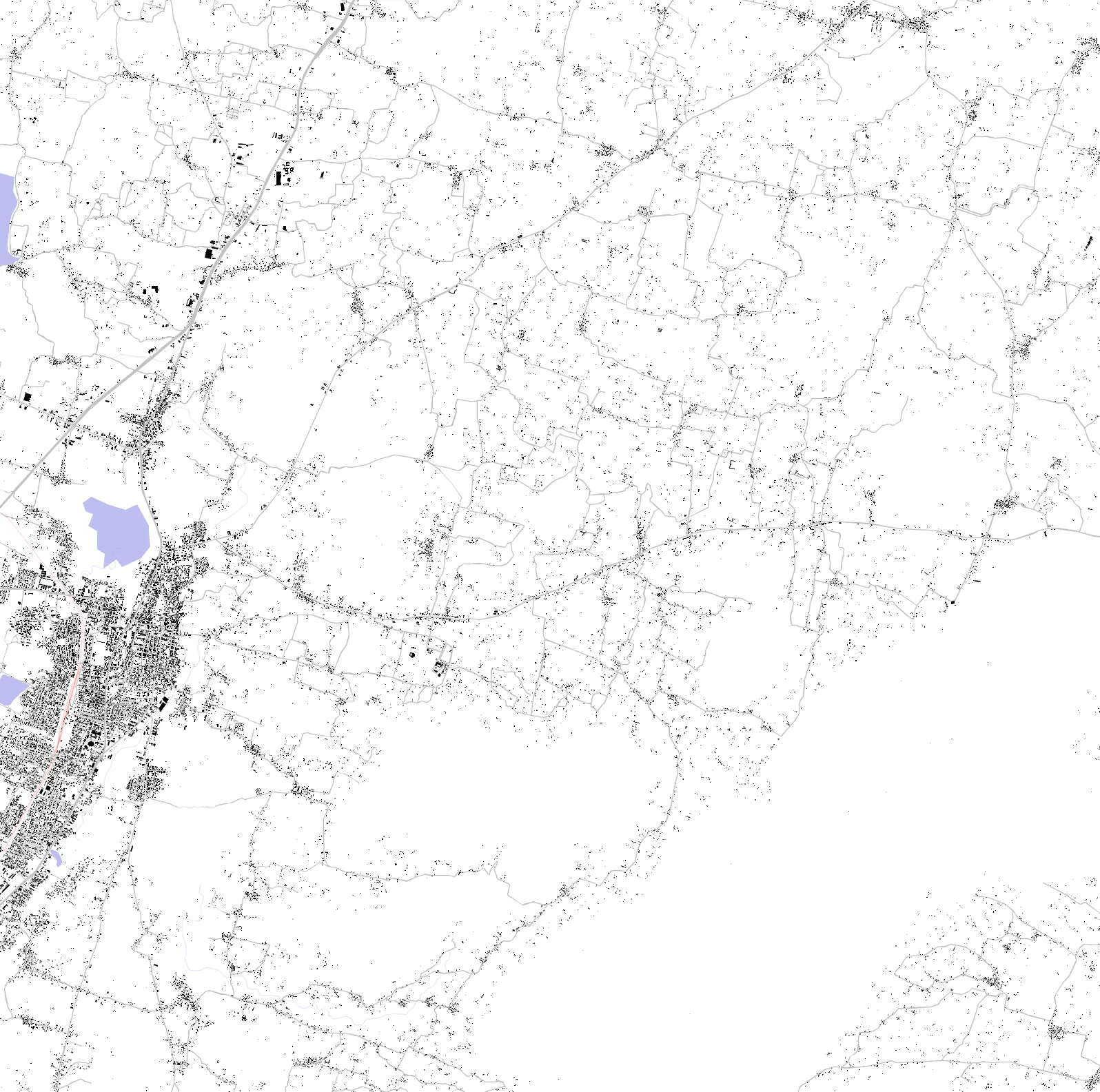 Dharmapuri figure ground plan