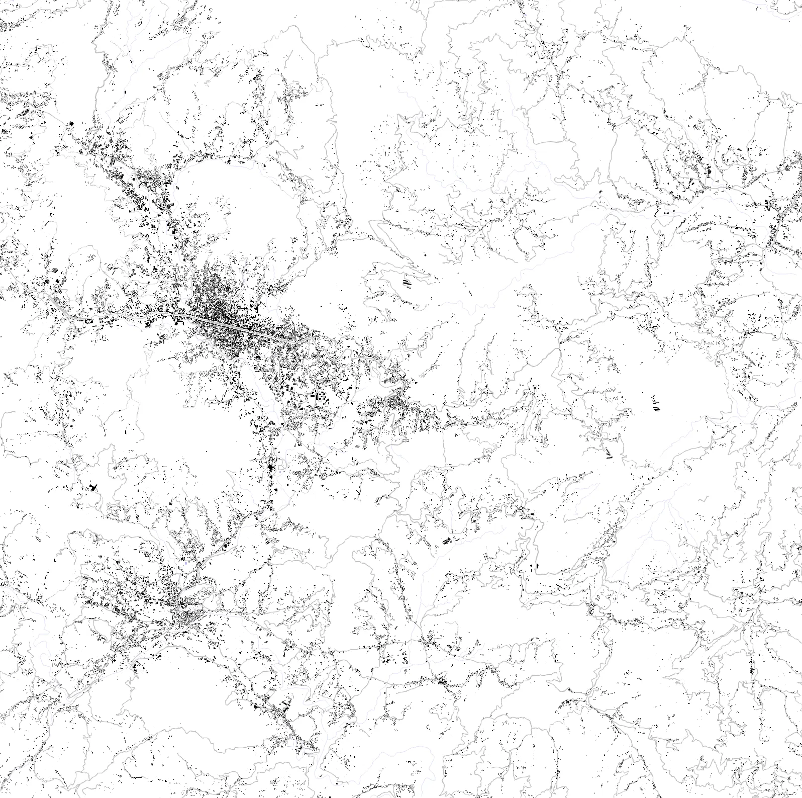 Dhulikhel figure ground plan