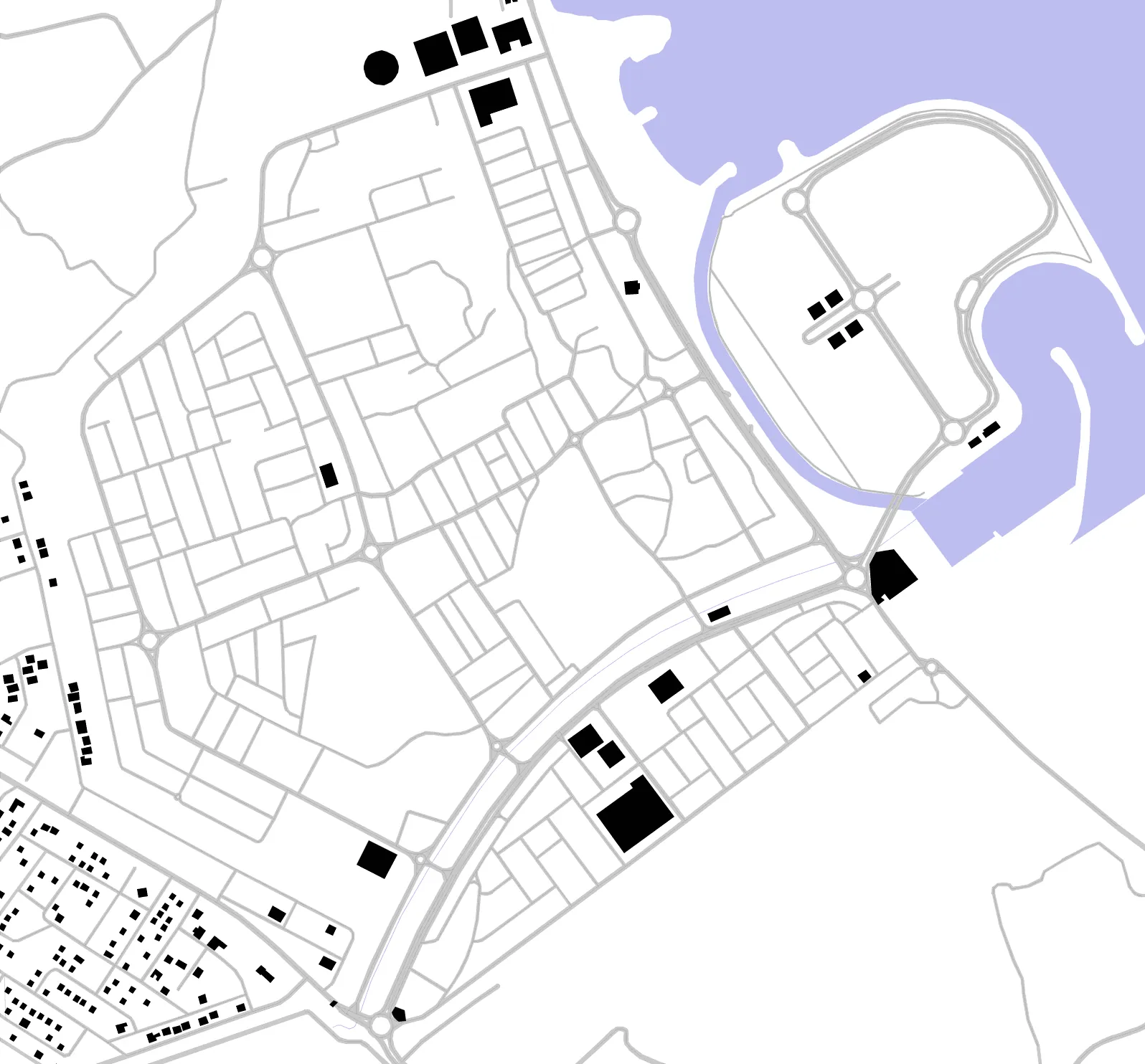 Dibba Al-Hisn figure ground plan