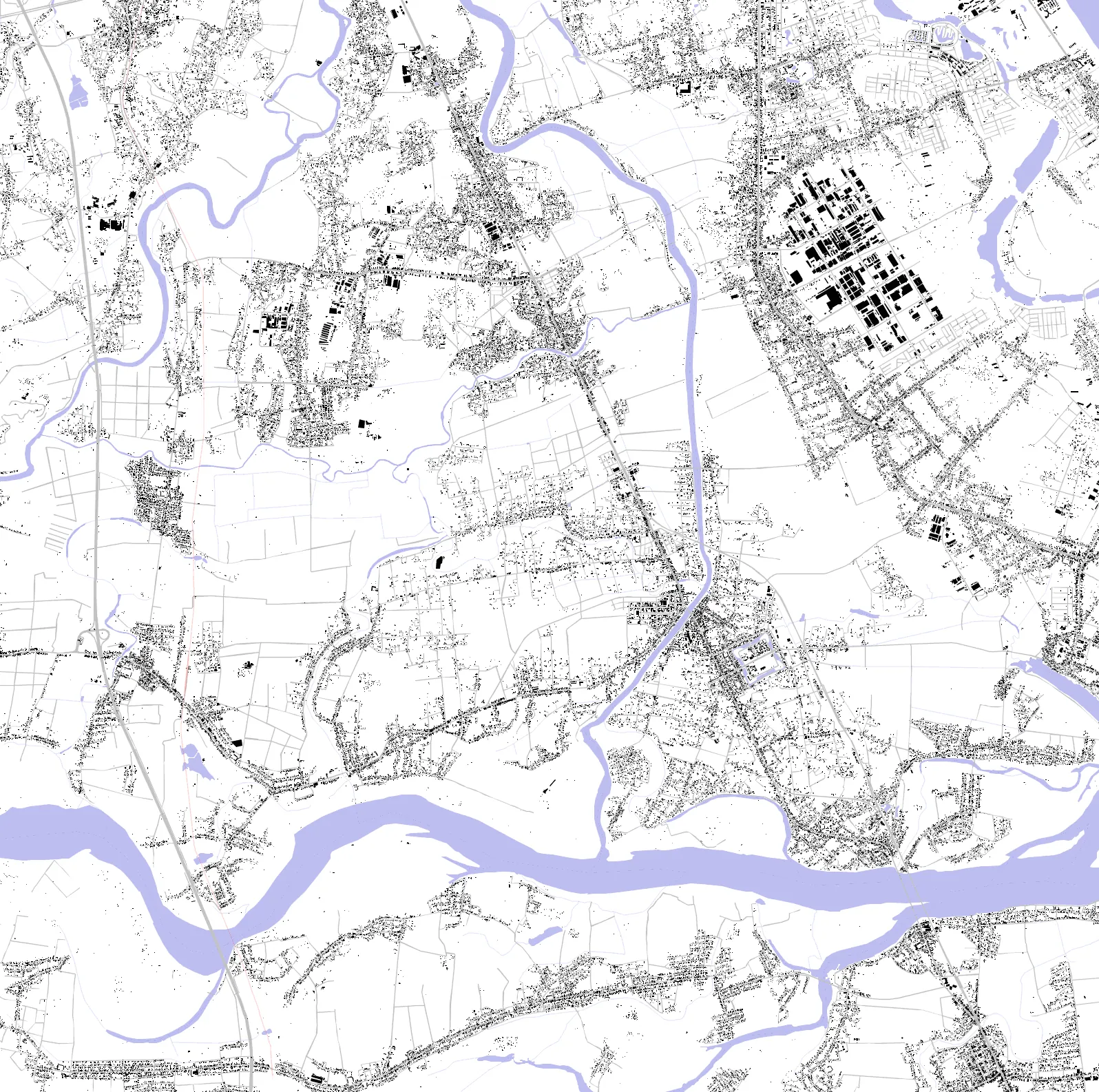 Điện Bàn figure ground plan