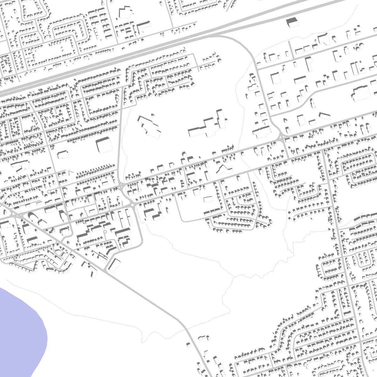 Dieppe Lageplan (2,5 km)