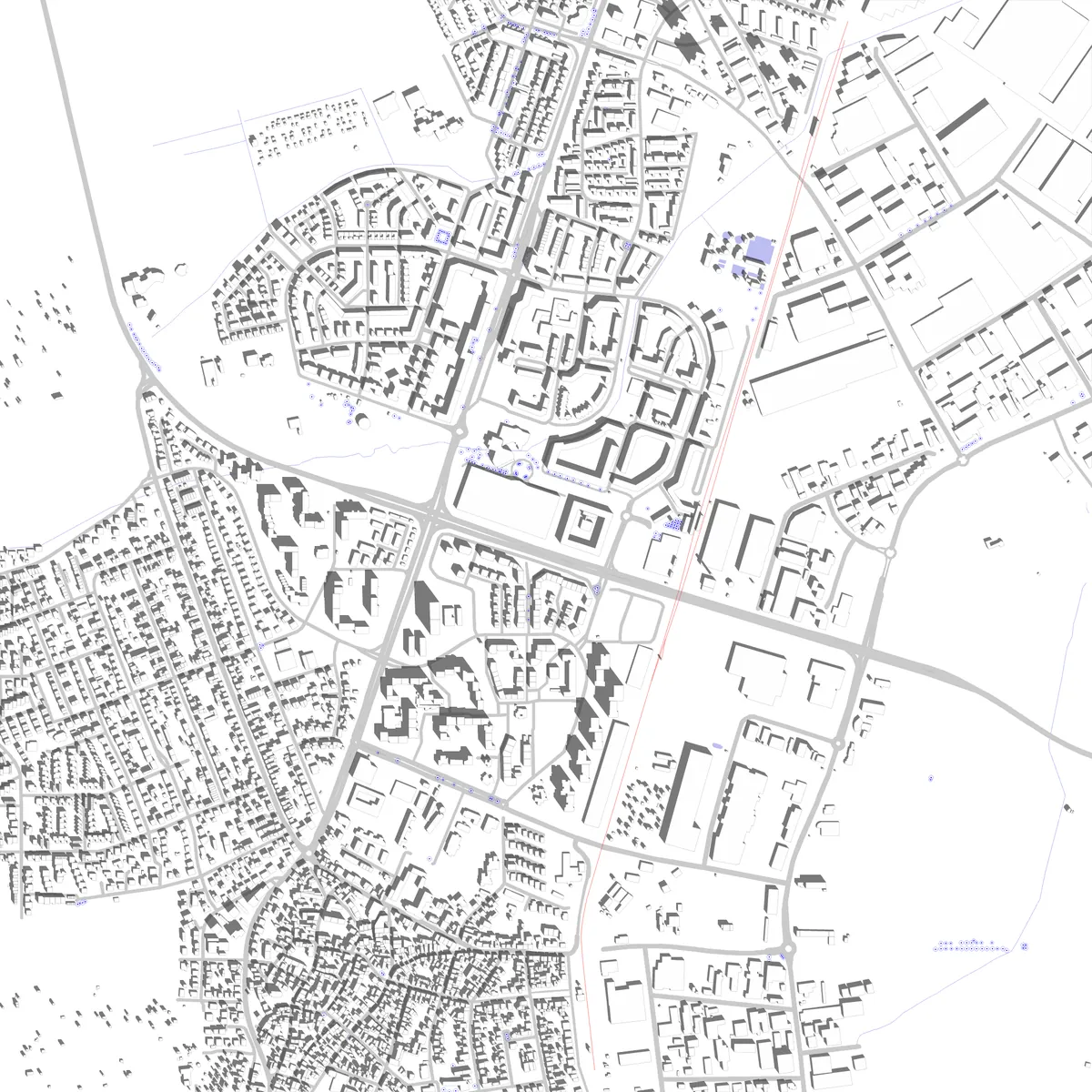 Dietzenbach Lageplan (2,5 km)