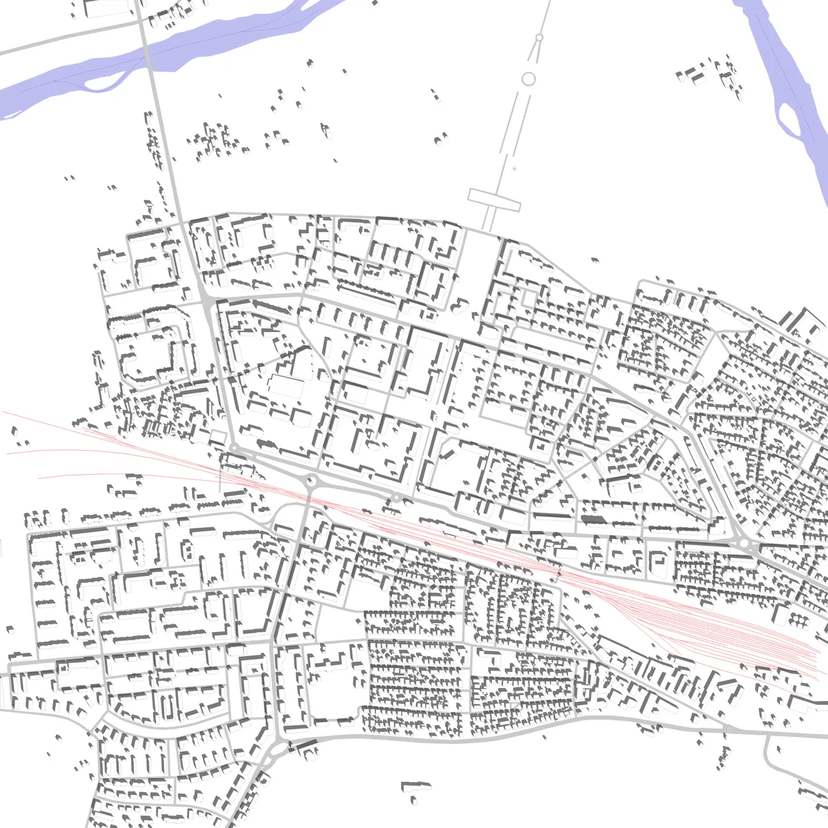 Dimitrovgrad site plan (2.5 km)