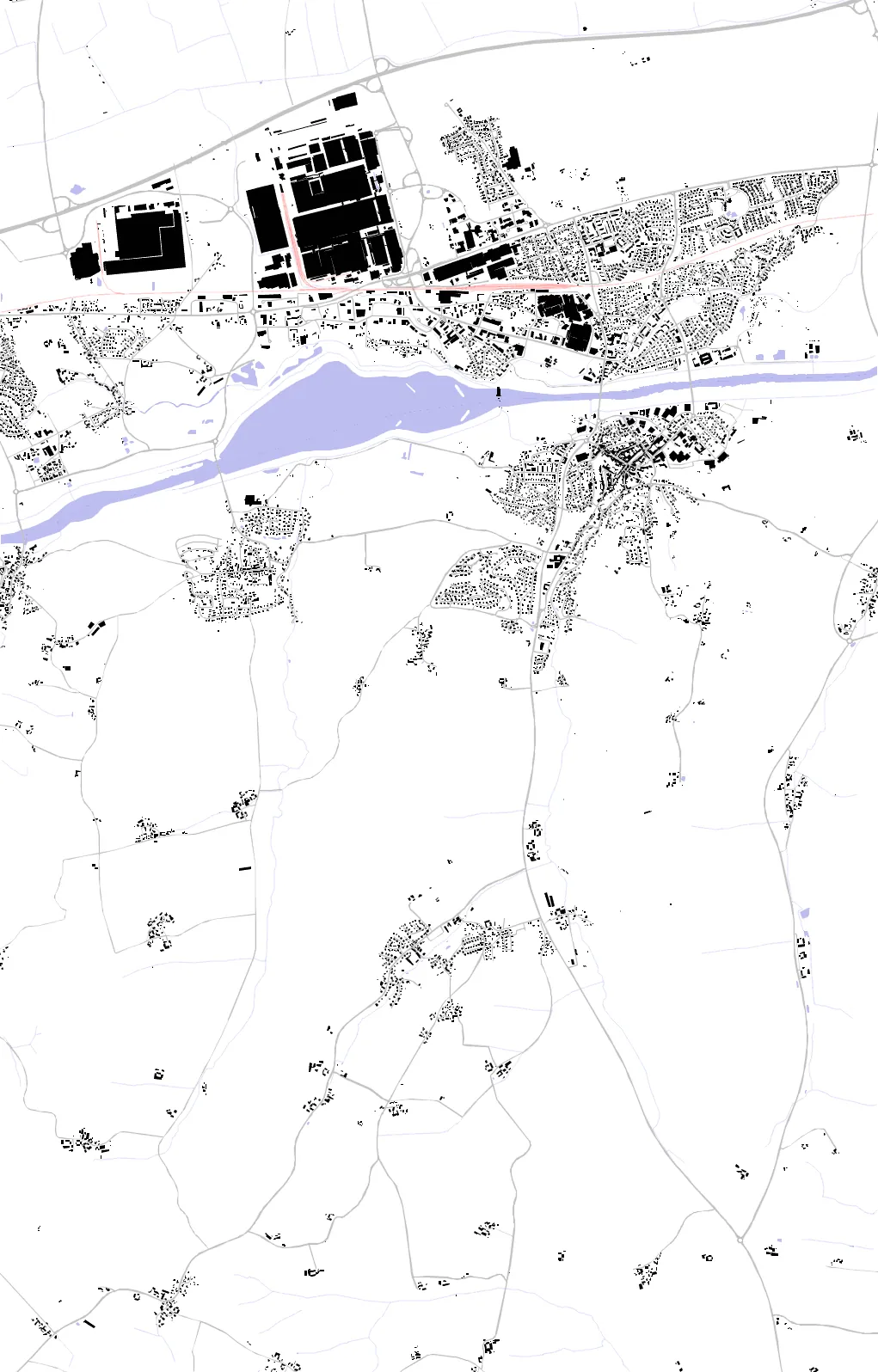 Dingolfing figure ground plan