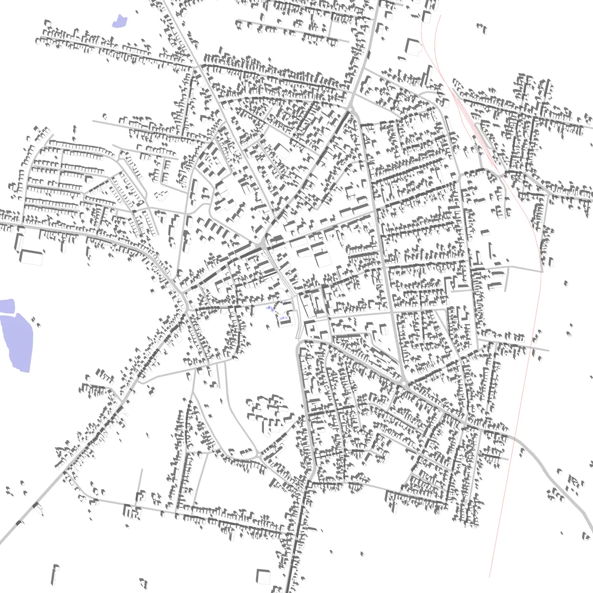 Đakovo site plan (2.5 km)
