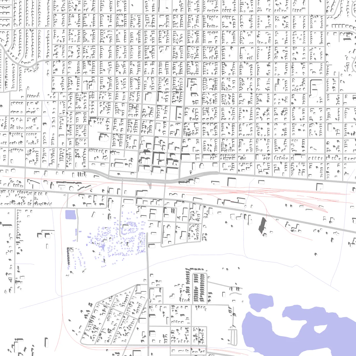 Dodge City site plan (2.5 km)