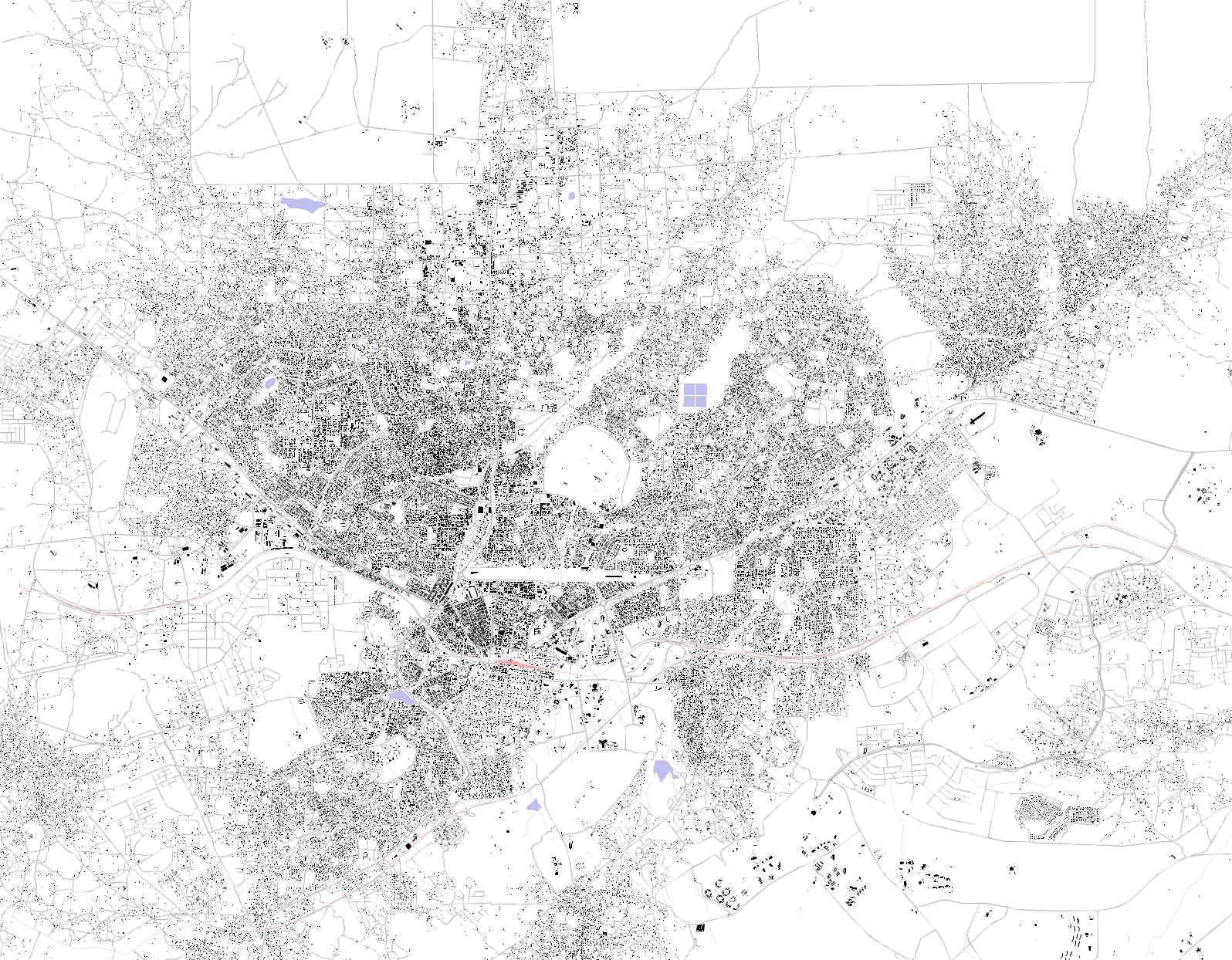 Dodoma figure ground plan