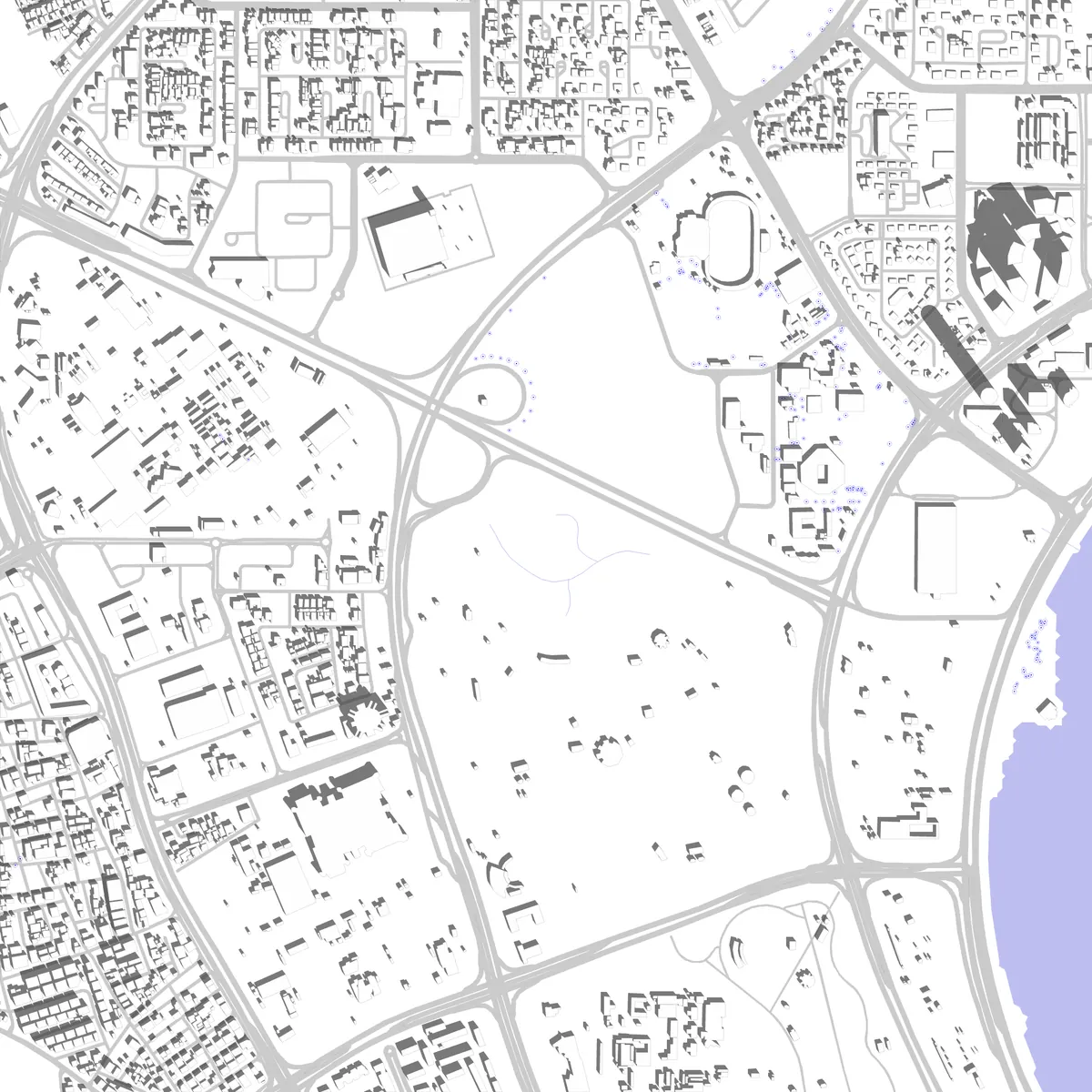 Doha site plan (2.5 km)