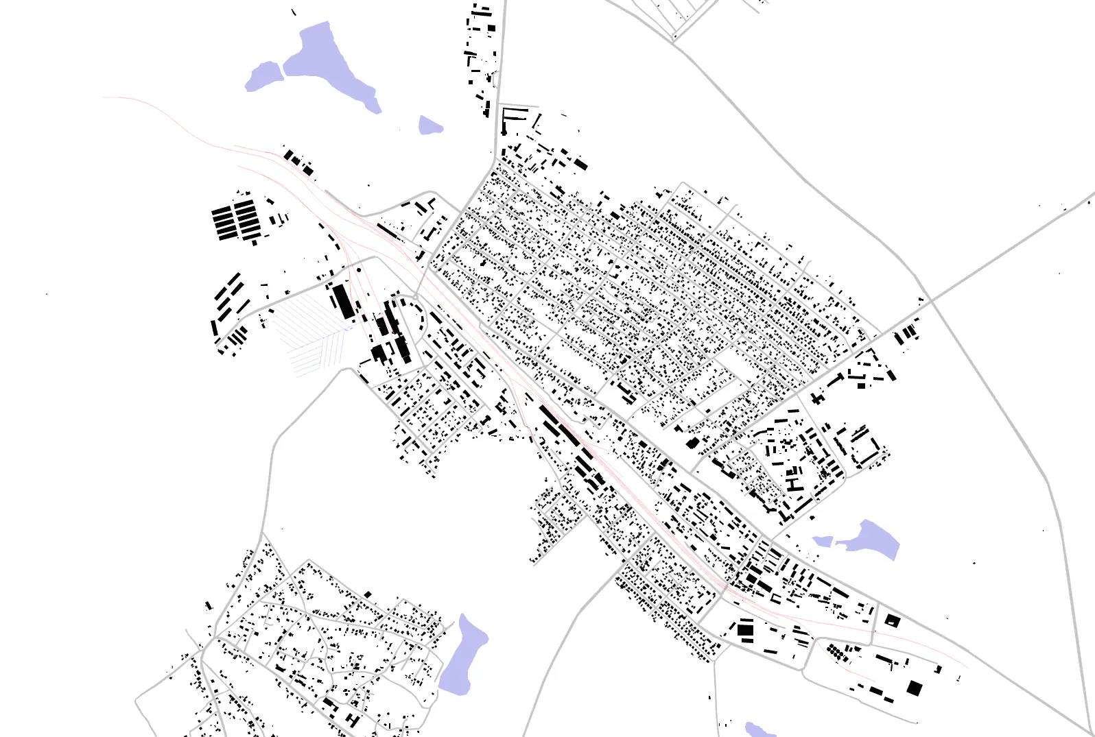 Dondușeni figure ground plan