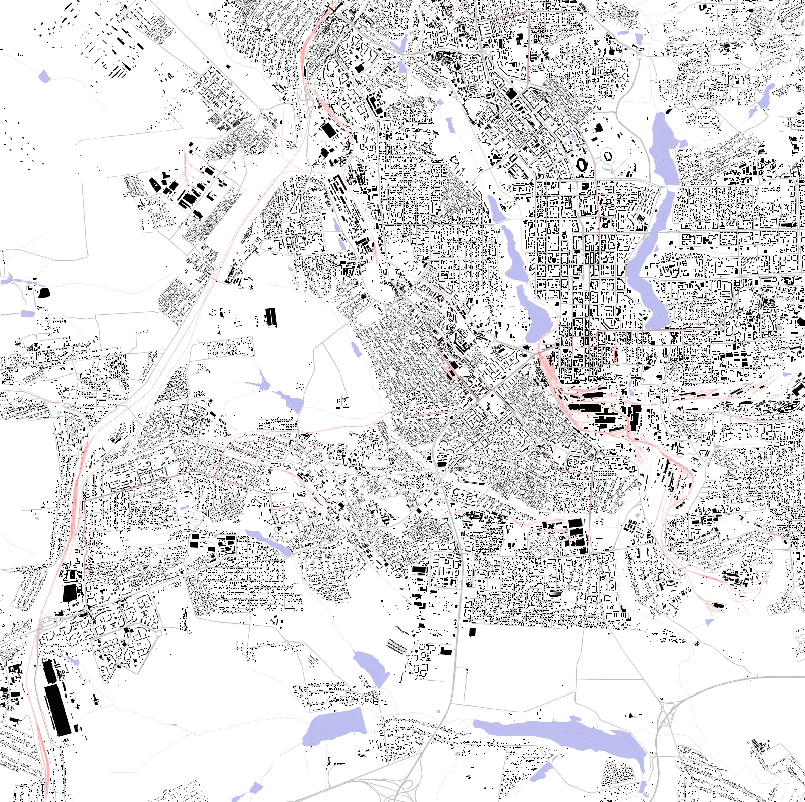 Донецьк figure ground plan