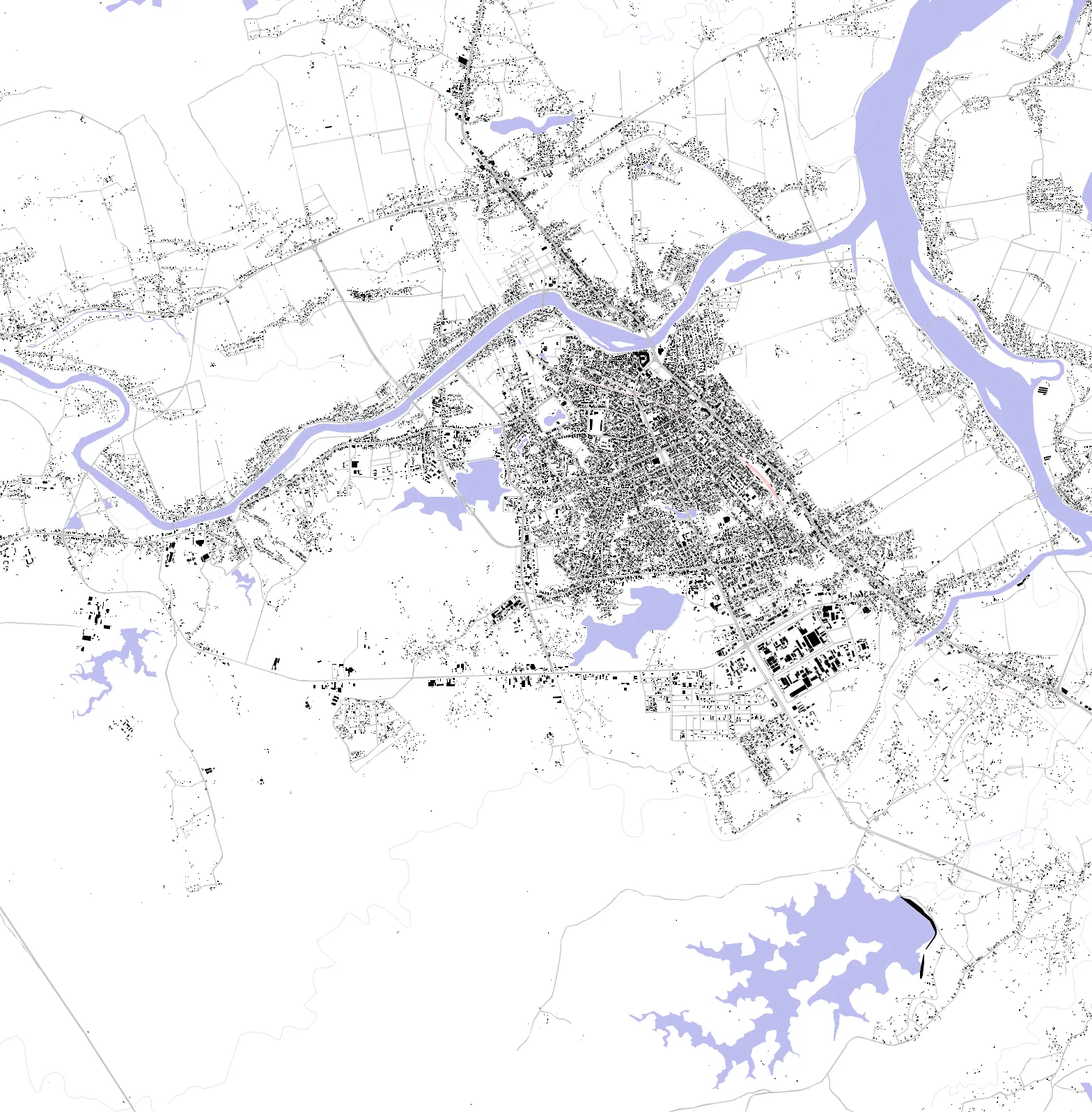 Đông Hà figure ground plan