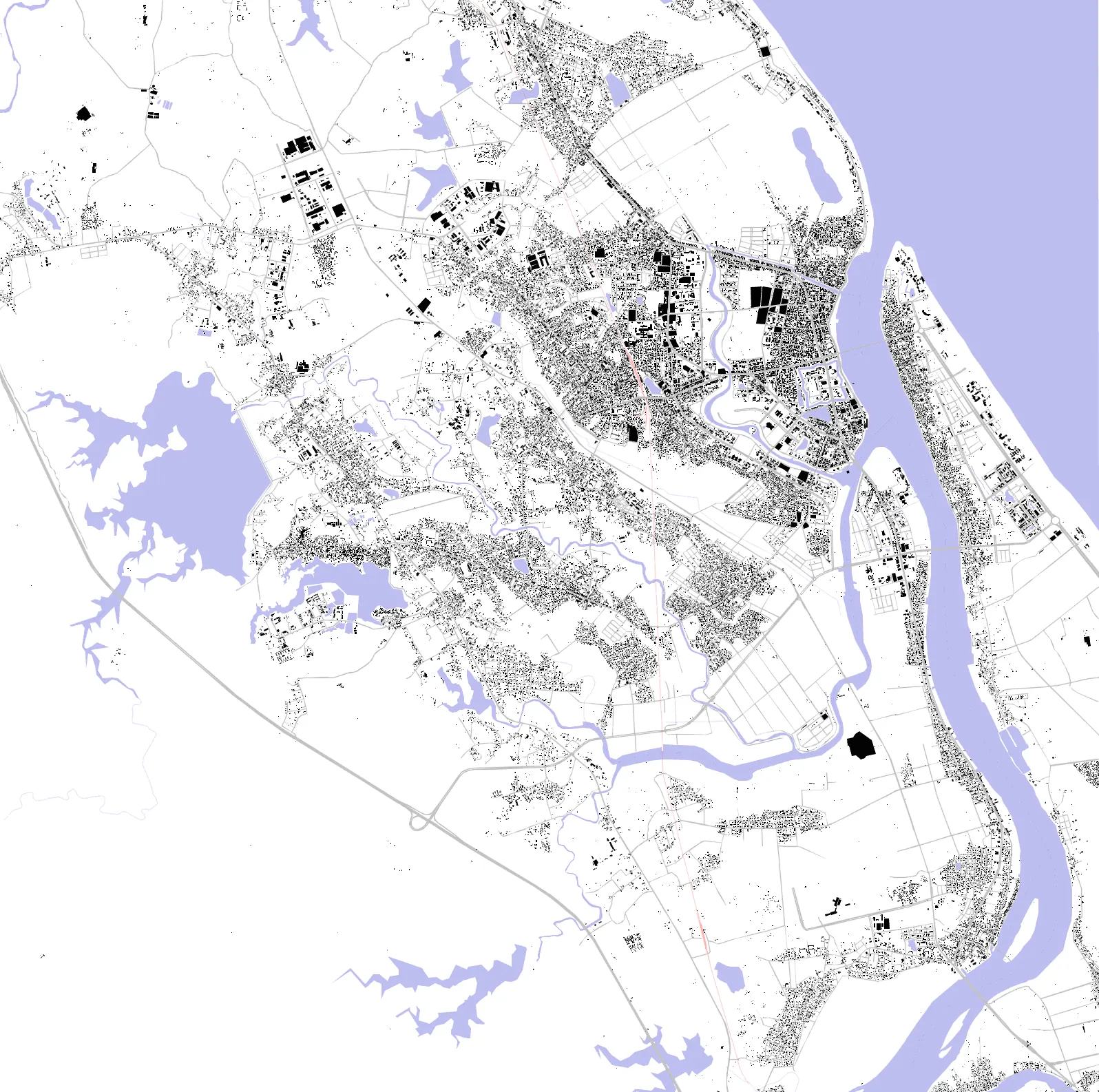 Đồng Hới figure ground plan
