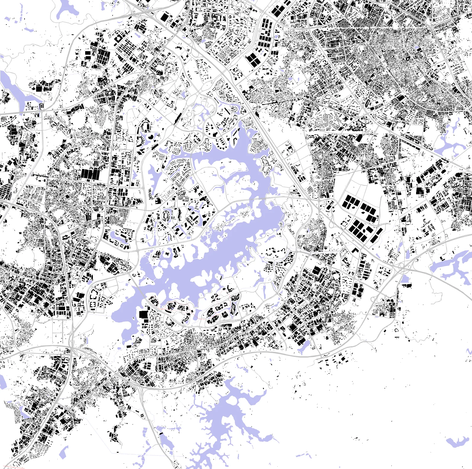 Dongguan figure ground plan
