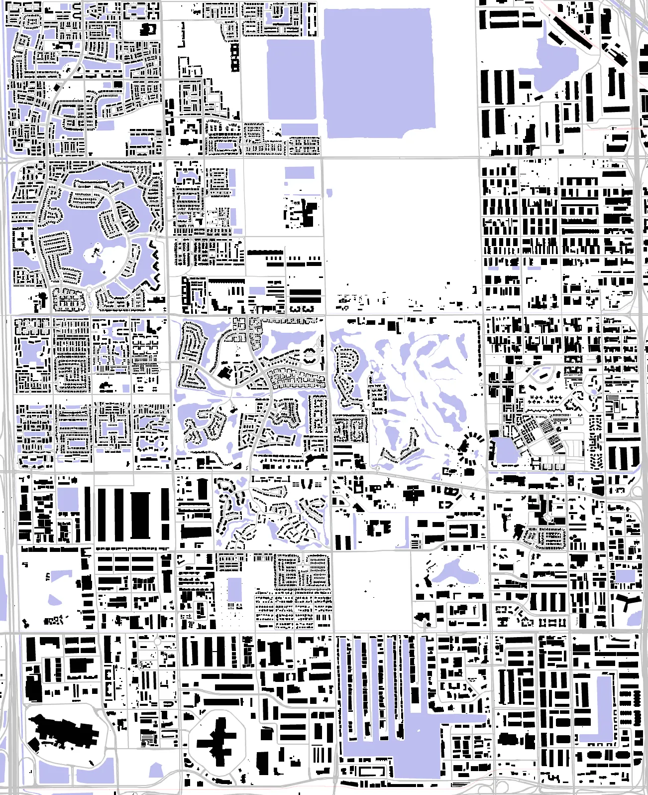 Doral figure ground plan