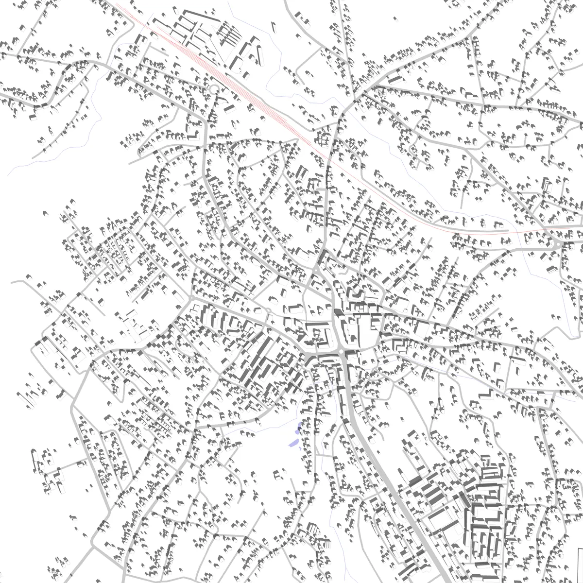 Dorohoi Lageplan (2,5 km)