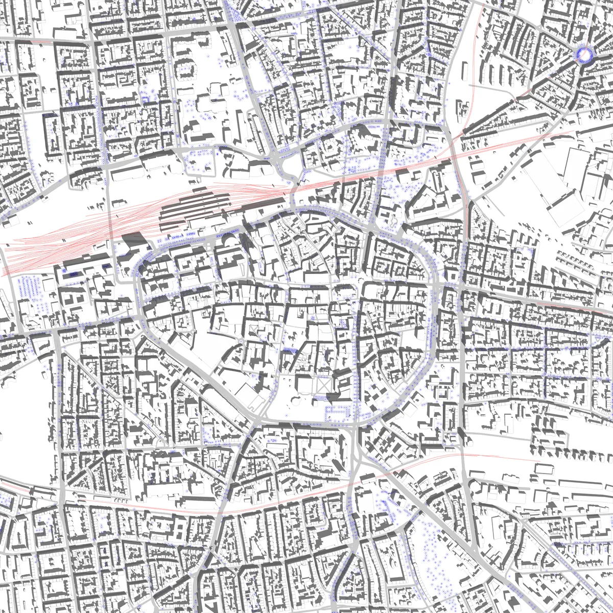 Dortmund Lageplan (2,5 km)