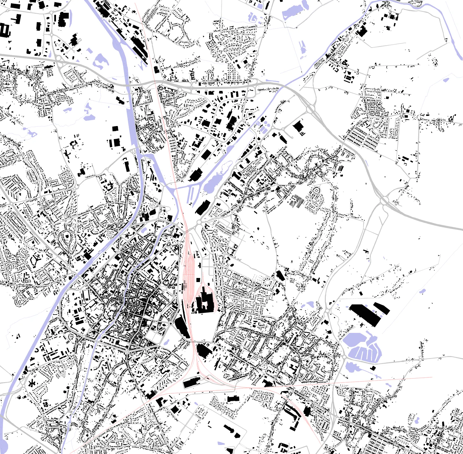 Douai Schwarzplan