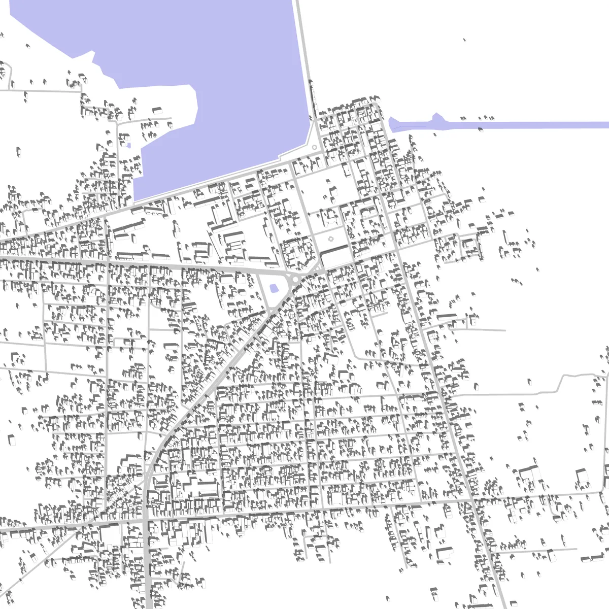 Doun Kaev Lageplan (2,5 km)